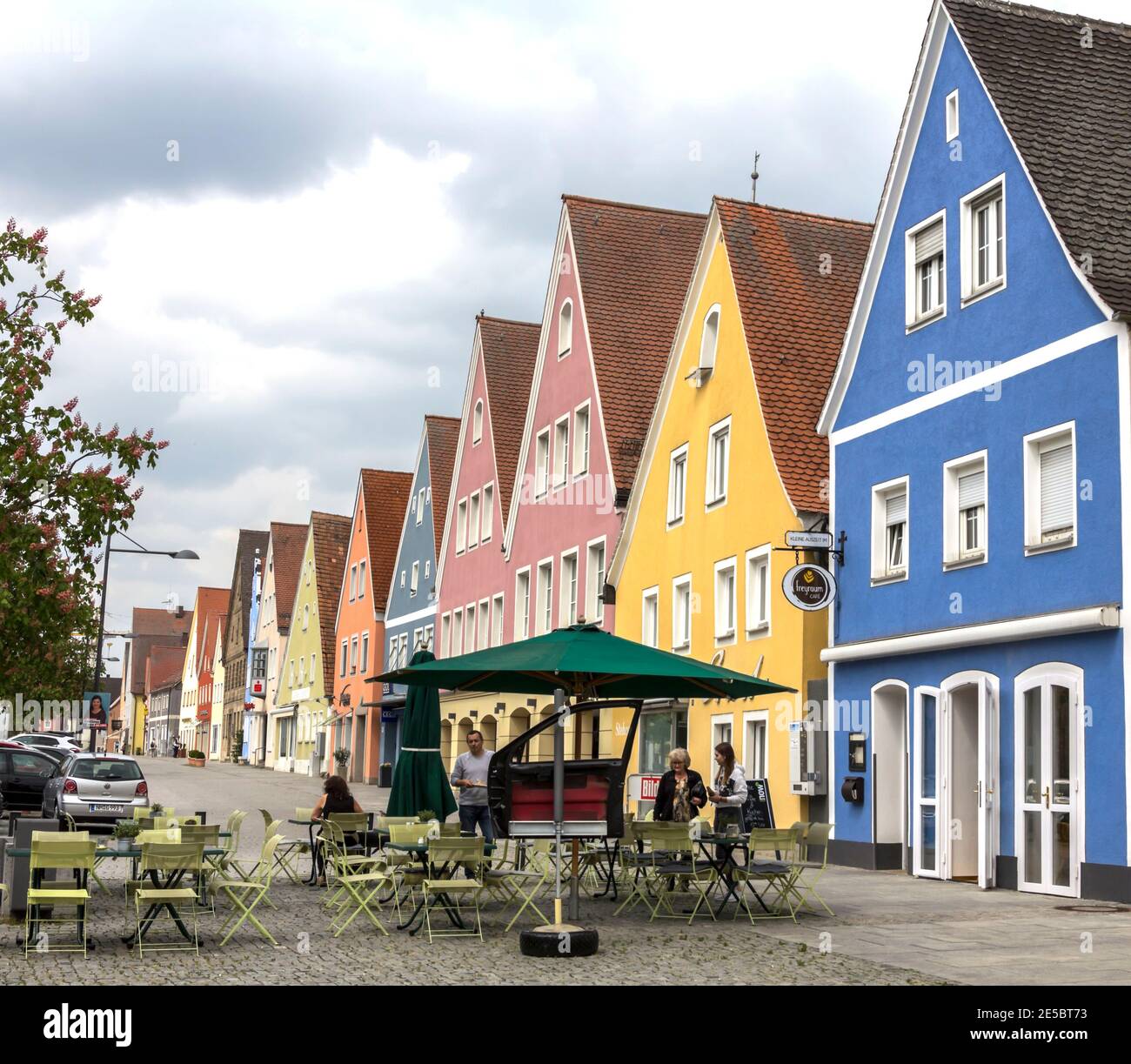 Freystadt / GERMANY - MAY 1, 2019: Traditional houses of the German Town,  Freystadt, Bavaria Stock Photo - Alamy