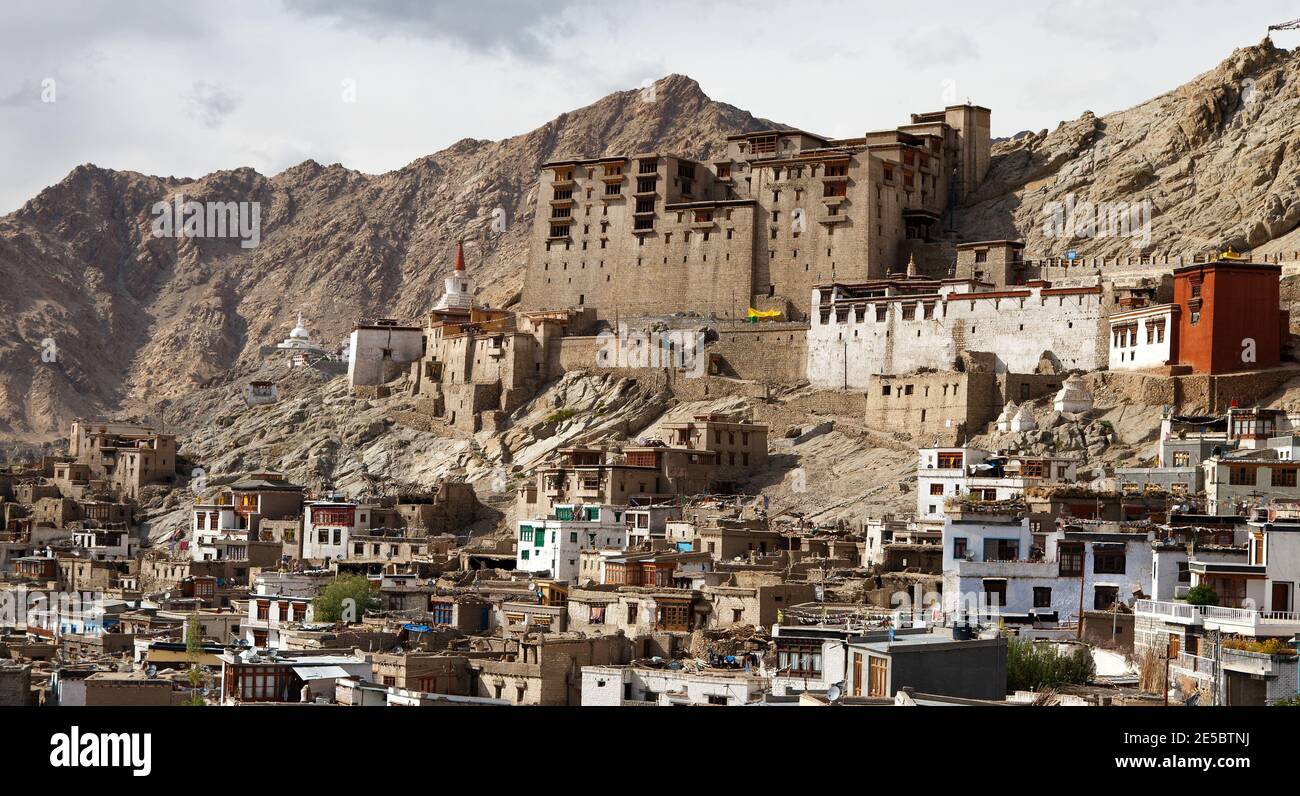 Leh Palace - Ladakh - Jammu and Kashmir - India Stock Photo