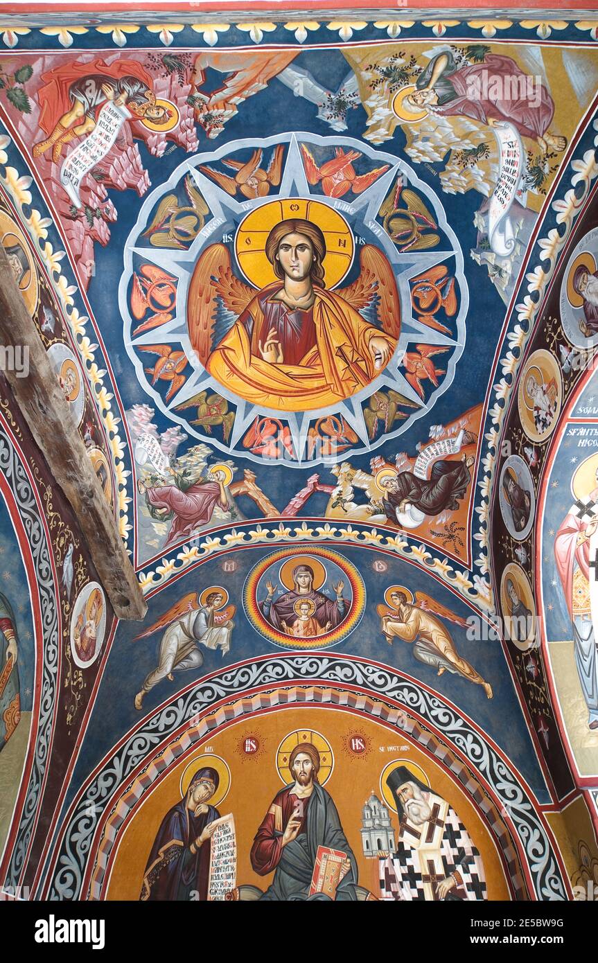 Radu Voda Monastery is a Romanian Orthodox monastery in Bucharest, Romania Stock Photo