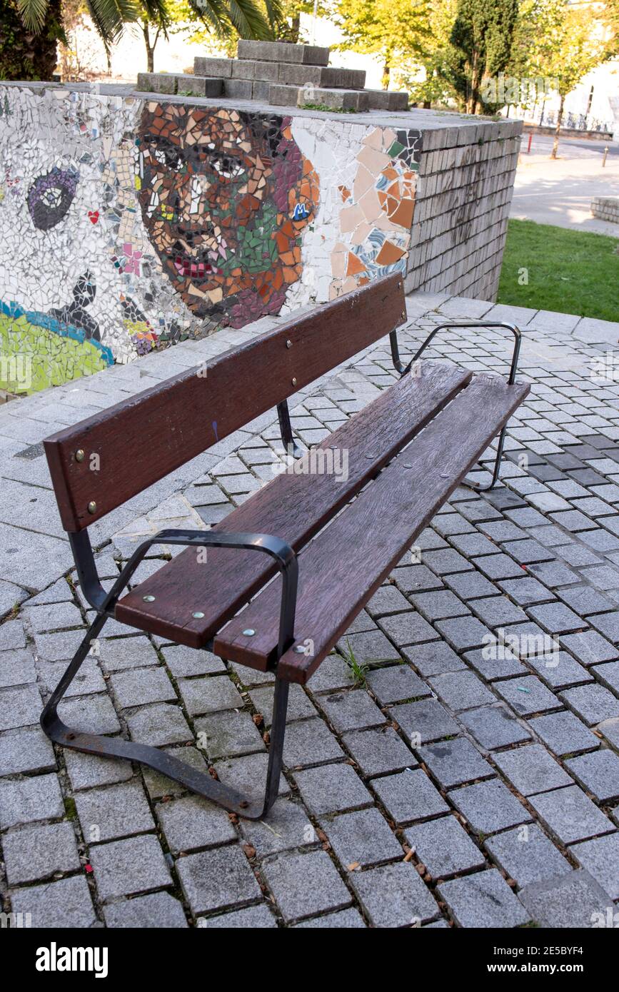 seat in the park Stock Photo