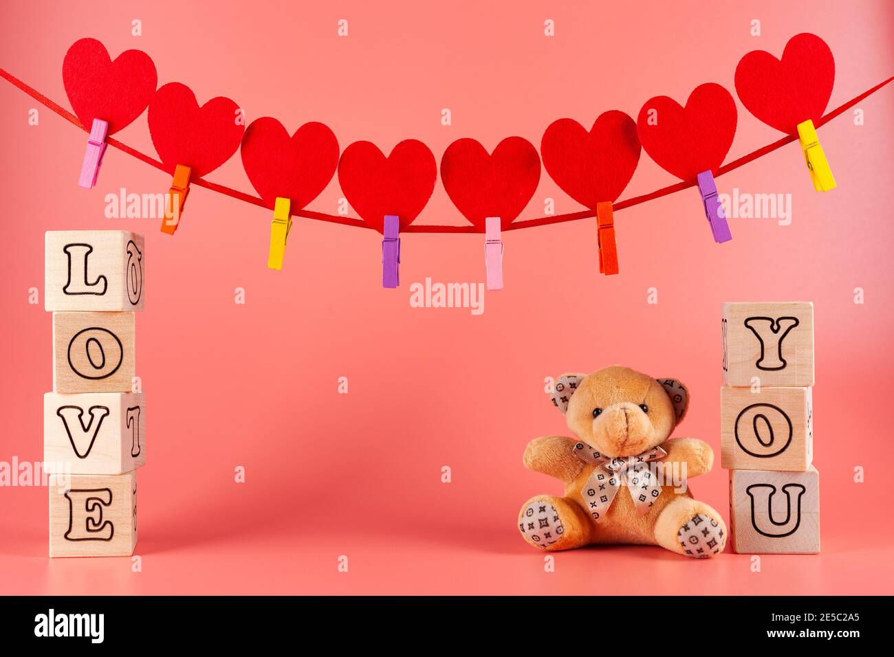 Modern valentine template hi-res stock photography and images - Alamy