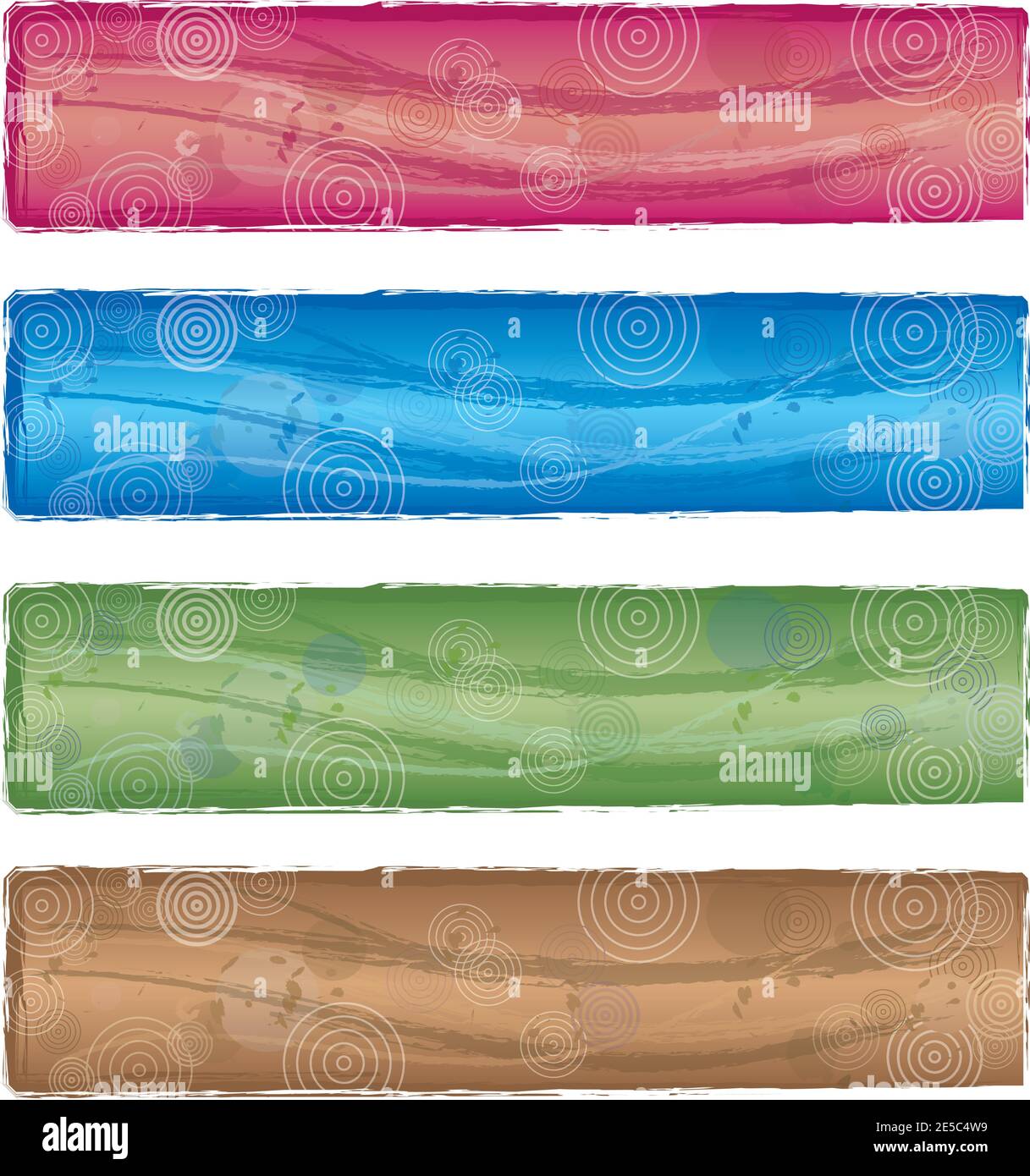 Circles in the sea Cut Out Stock Images & Pictures - Alamy