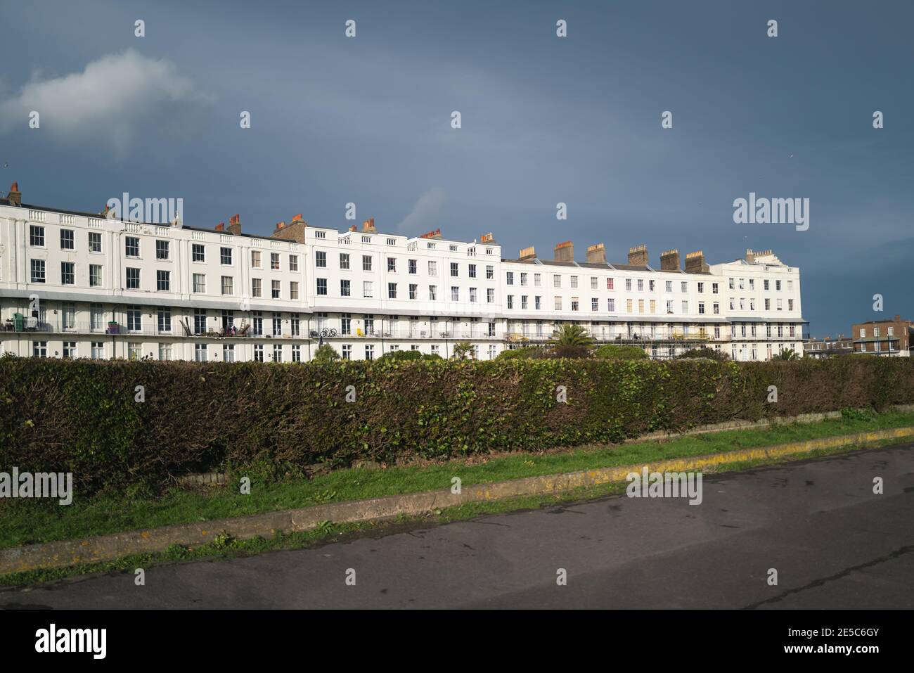 Ramsgate, UK - Jan 21 2021 The impressive architecture of the ...