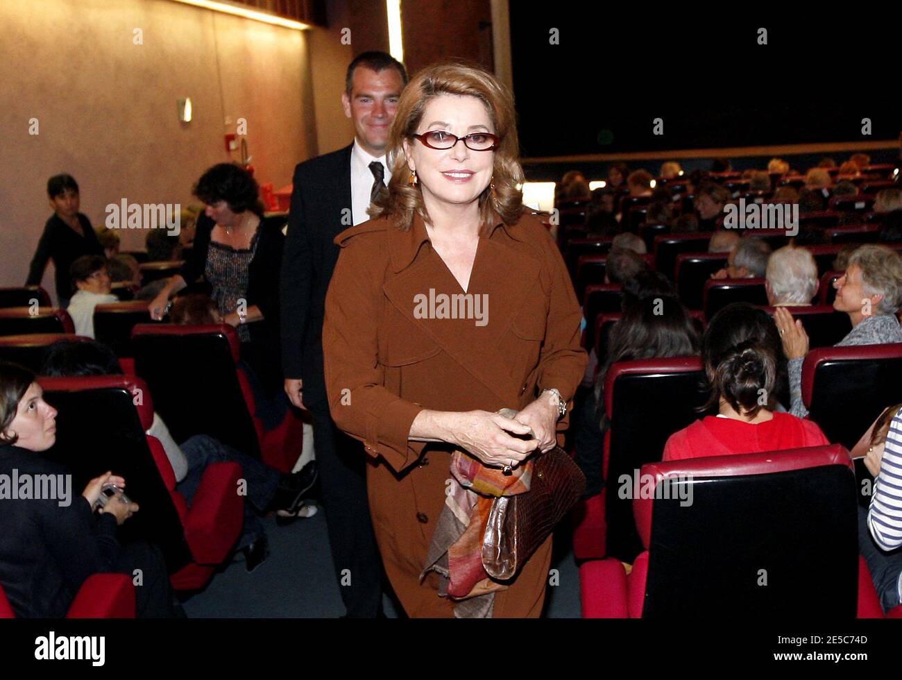 Actress Catherine Deneuve attending the permiere of 'Mes Stars et Moi,' held in Paulliac, France, on September 30, 2008. Photo by Patrick Bernard/ABACAPRESS.COM Stock Photo