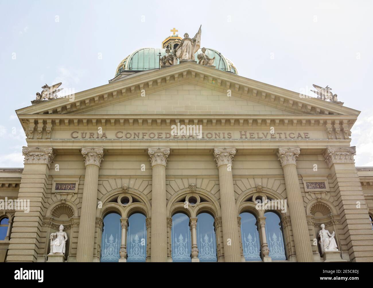 Federal Palace of Switzerland, building of swiss parliament in swiss capital city of Bern (Berne