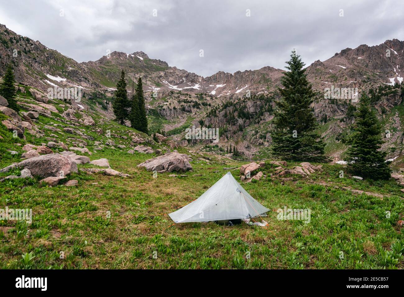 Camping in the Eagles Nest Wilderness, Colorado Stock Photo Alamy