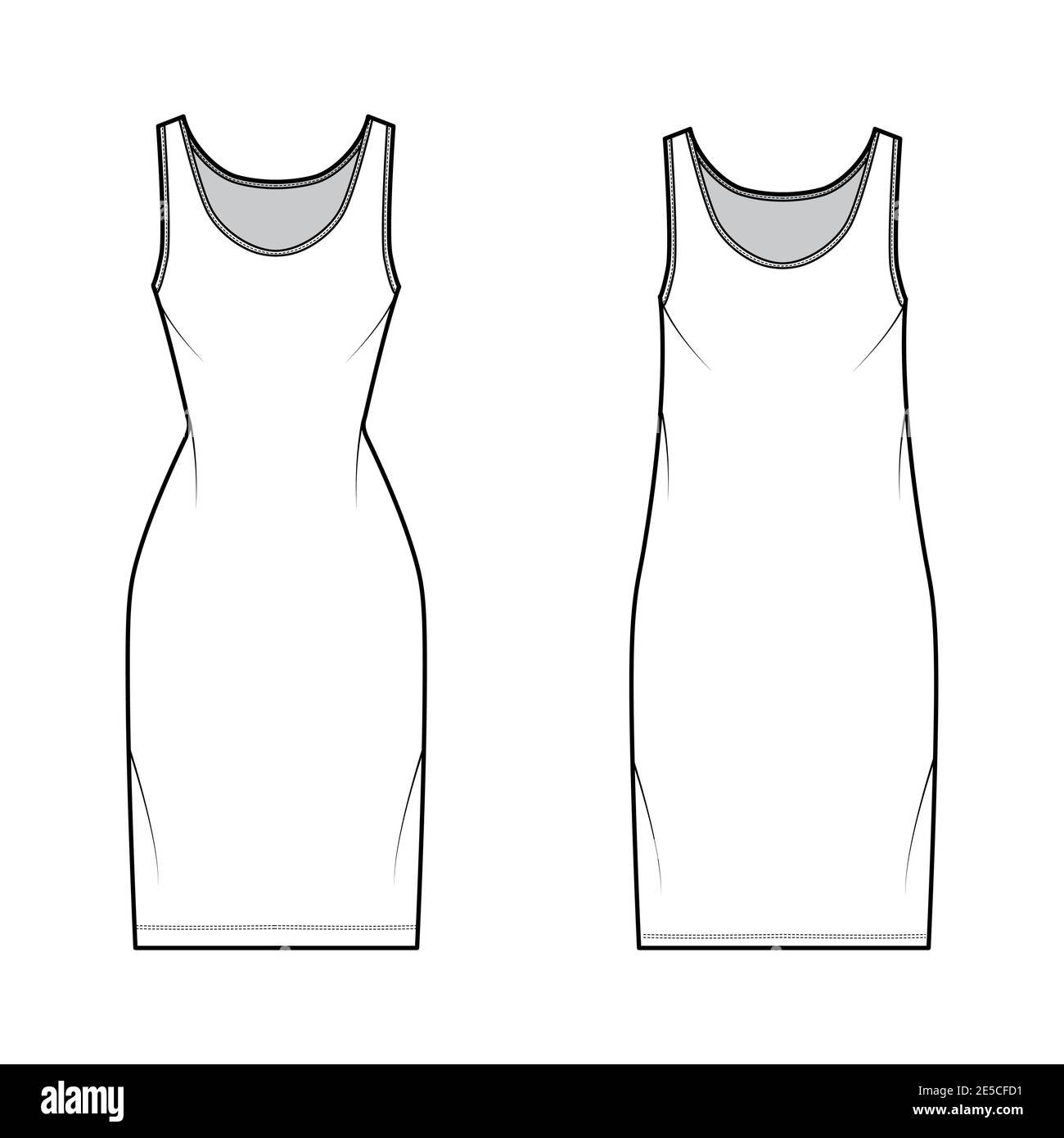 Core Fitted Tank Dress