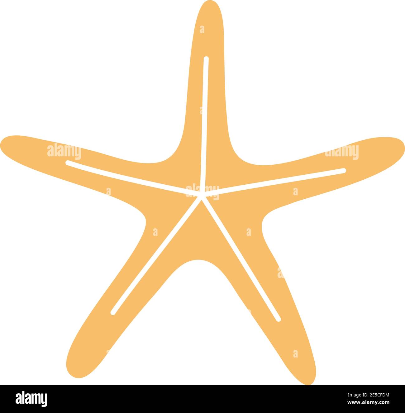 starfish with a yellow color Stock Vector Image & Art - Alamy