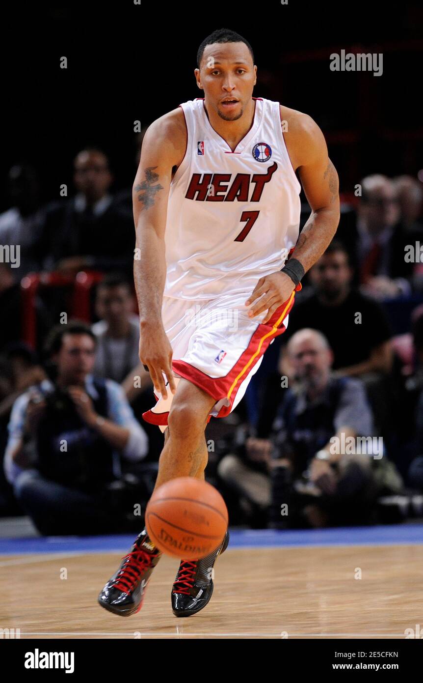 Shawn Marion of the Miami Heat during the NBA exhibition