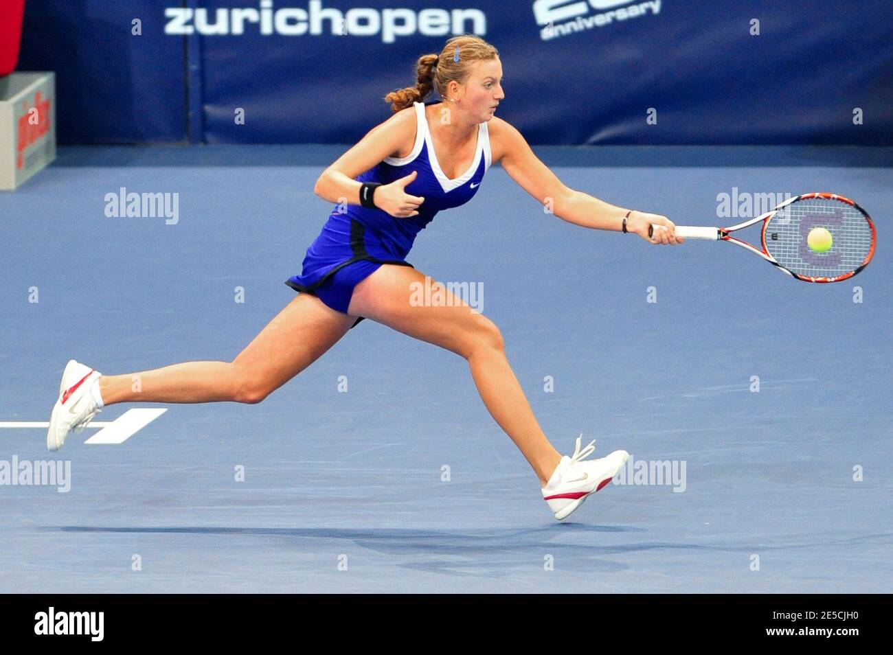 Czech Republic's Petra Kvitova in action during qualifying play at the  Zurich Open in Zurich, Switzerland, on October 13, 2008. Photo by John C  Middlebrook/Call Sport Media/Cameleon/ABACAPRESS.COM Stock Photo - Alamy