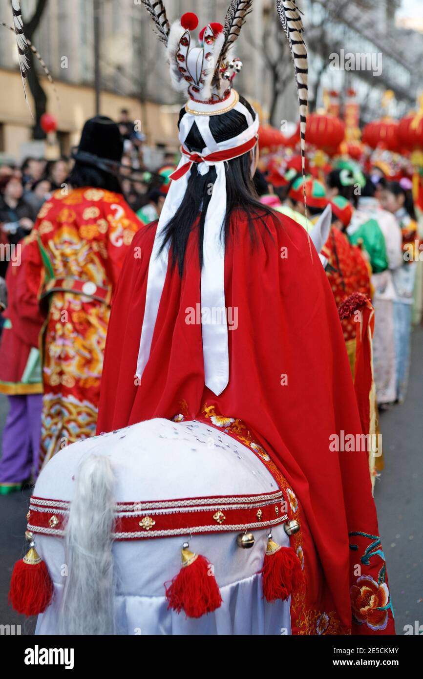 Chinese New Year Parade in Paris, France 2008 Stock Photo