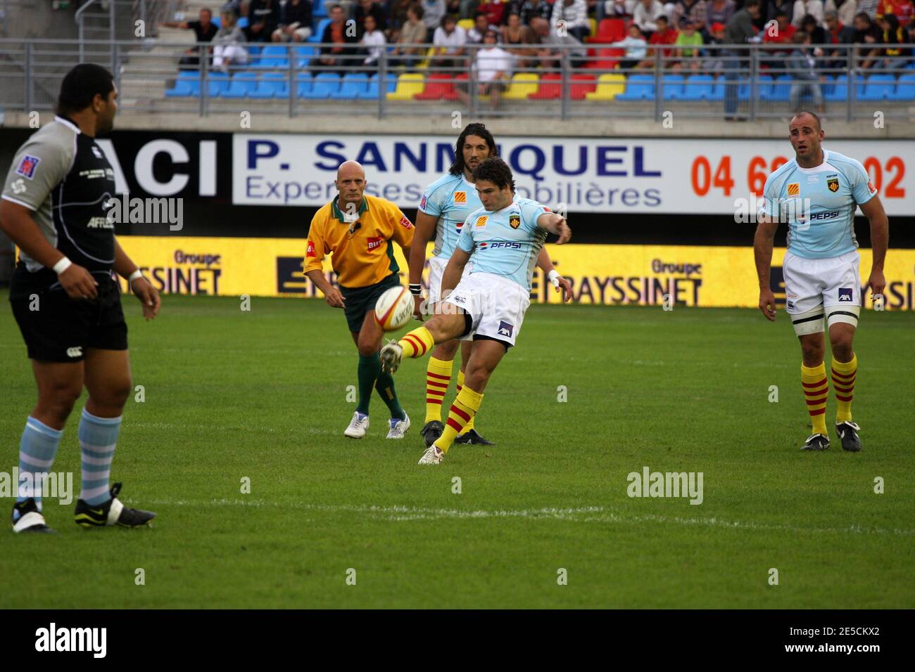 USAP's Nicolas Laharrague during the French Top 14 Rugby match, USAP ...