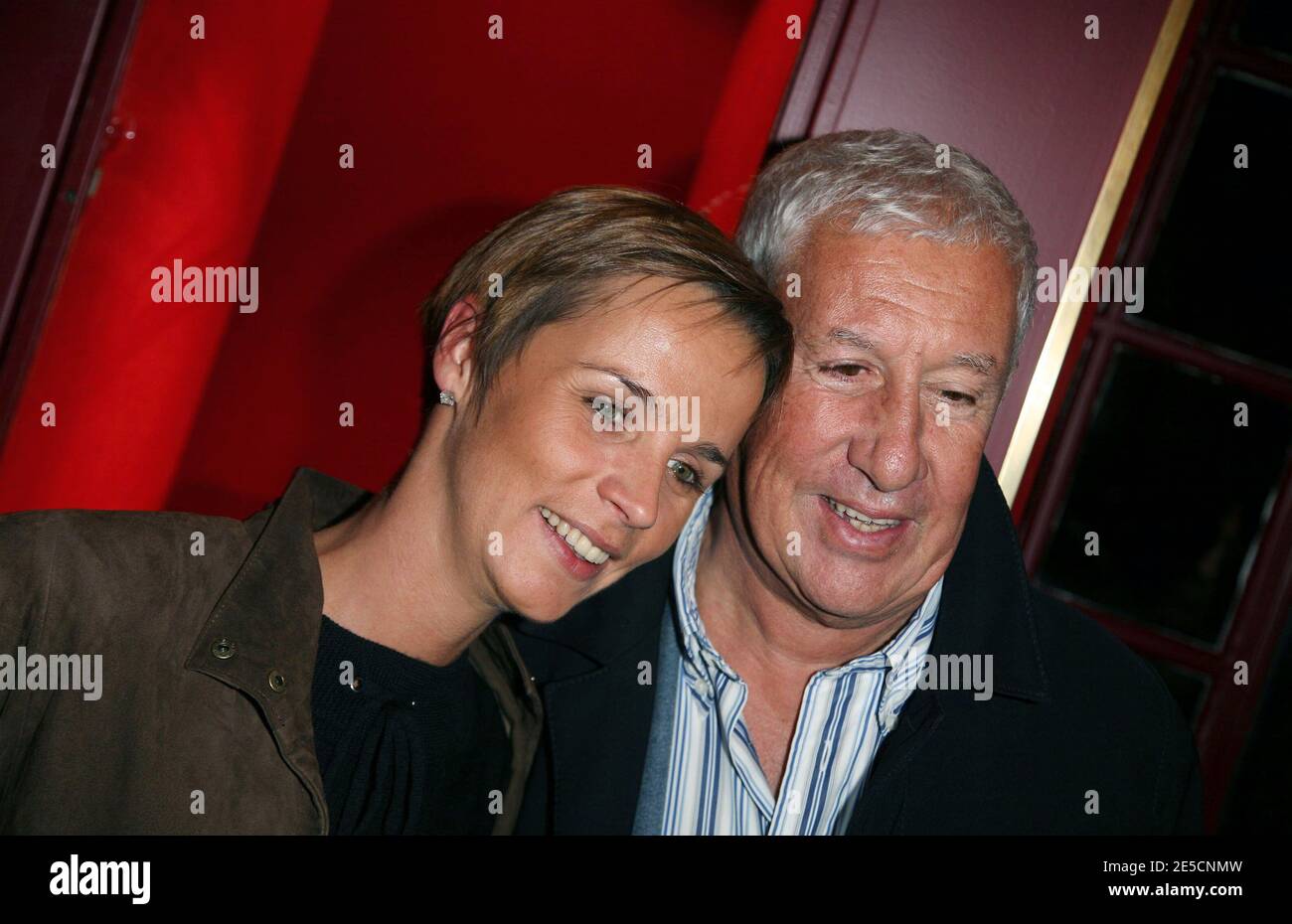 Stephane Collaro and his girlfriend attend the premiere of Jean-Marie Bigard held at Hebertot Theater in Paris, France on October 20, 2008. Photo by Denis Guignebourg/ABACAPRESS.COM Stock Photo