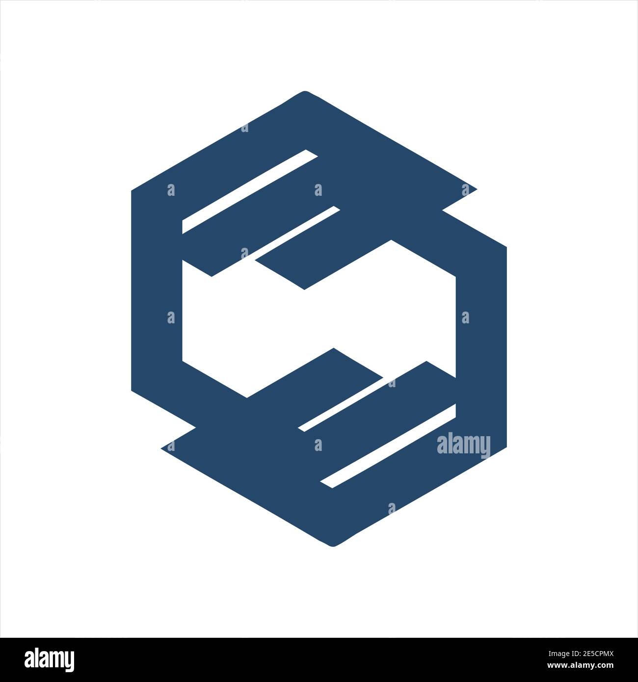 S, GSG, CSG, CSC initials geometric letter company logo Stock Vector