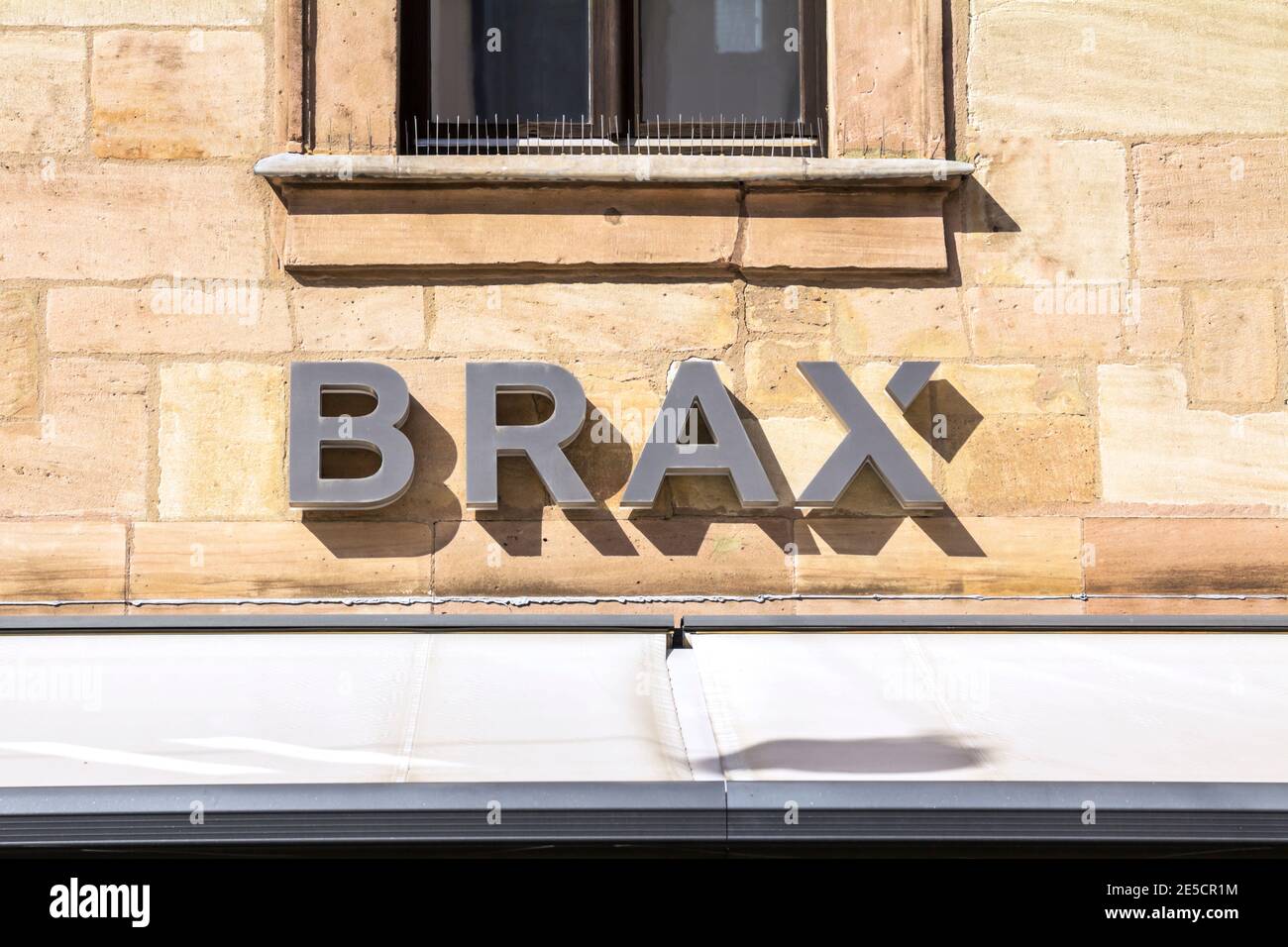 Erlangen, GERMANY : - Brax Fashion Logo, Brax is key player in the German  clothing market Stock Photo - Alamy