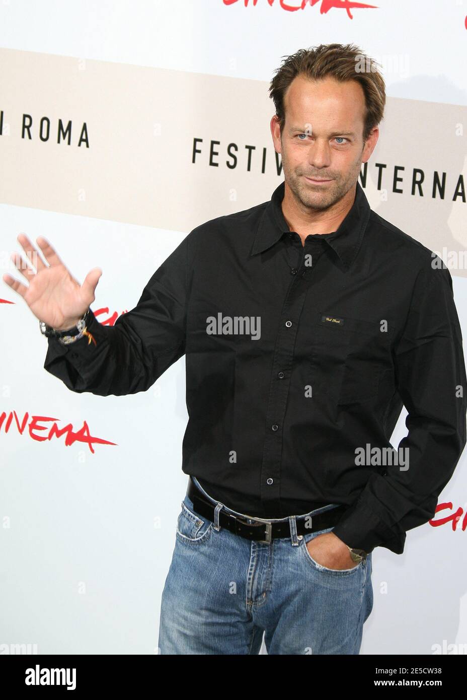 Director John Stockwell poses during a photocall of Middle Of Nowhere as part of the 3rd 'Rome Film Festival' in Rome, Italy on October 25, 2008. Photo by Denis Guignebourg/ABACAPRESS.COM Stock Photo