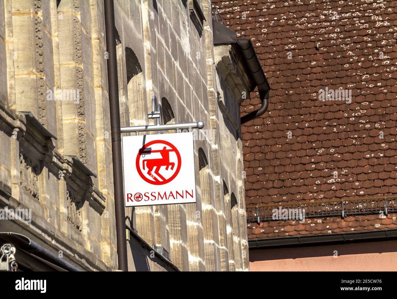 Entrance of a Rossmann Store. The Rossmann GmbH commonly known as Rossmann  Drogeria Parfumeria Cosmetic Shop is the second largest drugstore chain bas  Stock Photo - Alamy