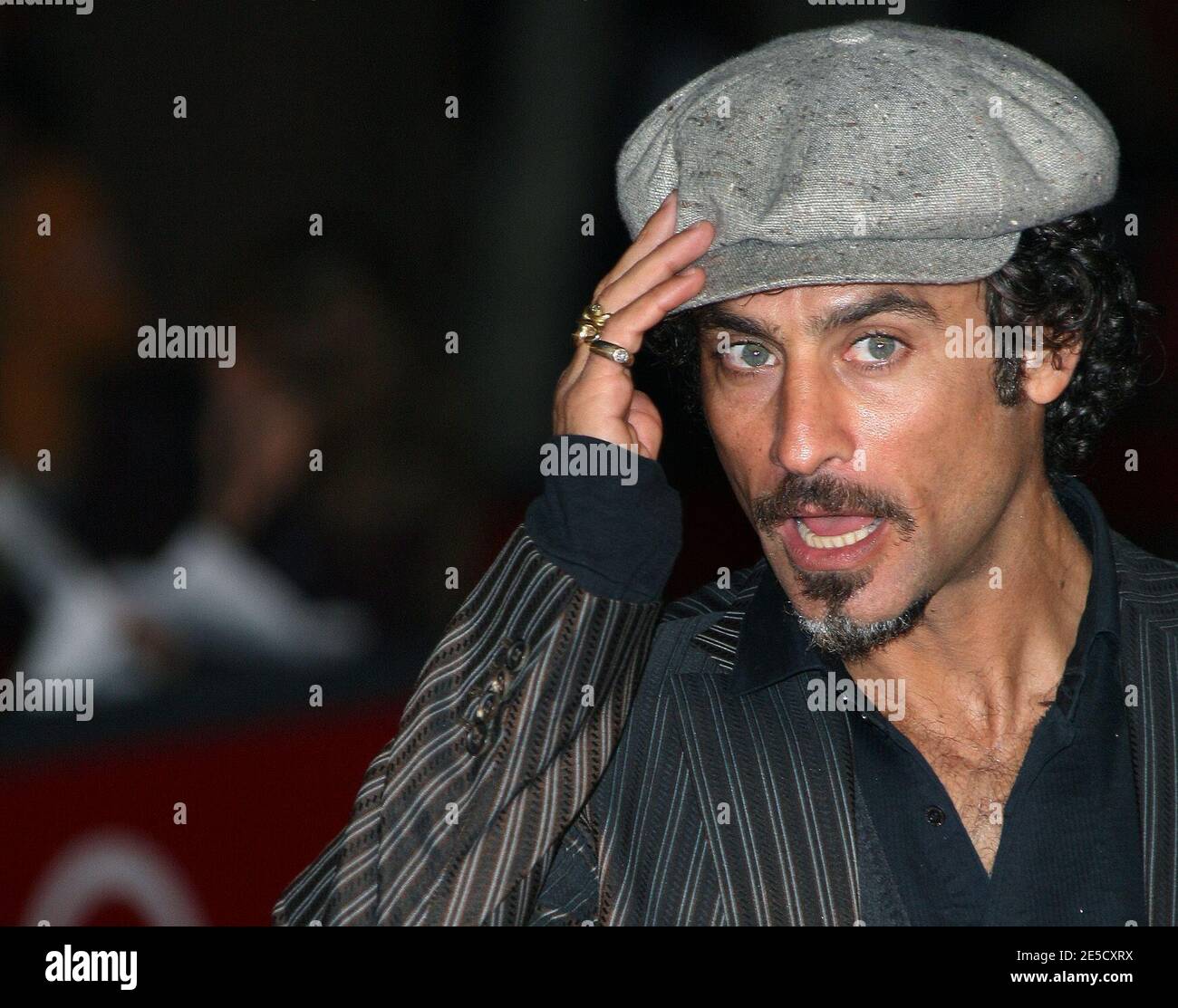 Raz Degan arriving before the screening of 'Galantuomini' as part of the 3rd 'Rome Film Festival' in Rome, Italy on October 27, 2008. Photo by Denis Guignebourg/ABACAPRESS.COM Stock Photo