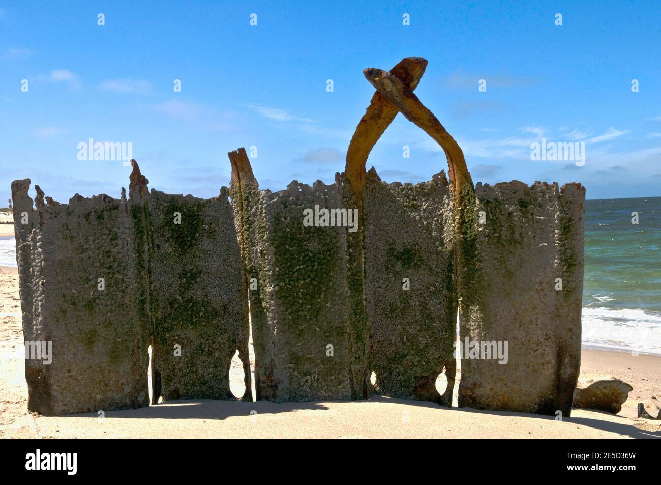 On the beach on the island of Sylt, Germany Stock Photo