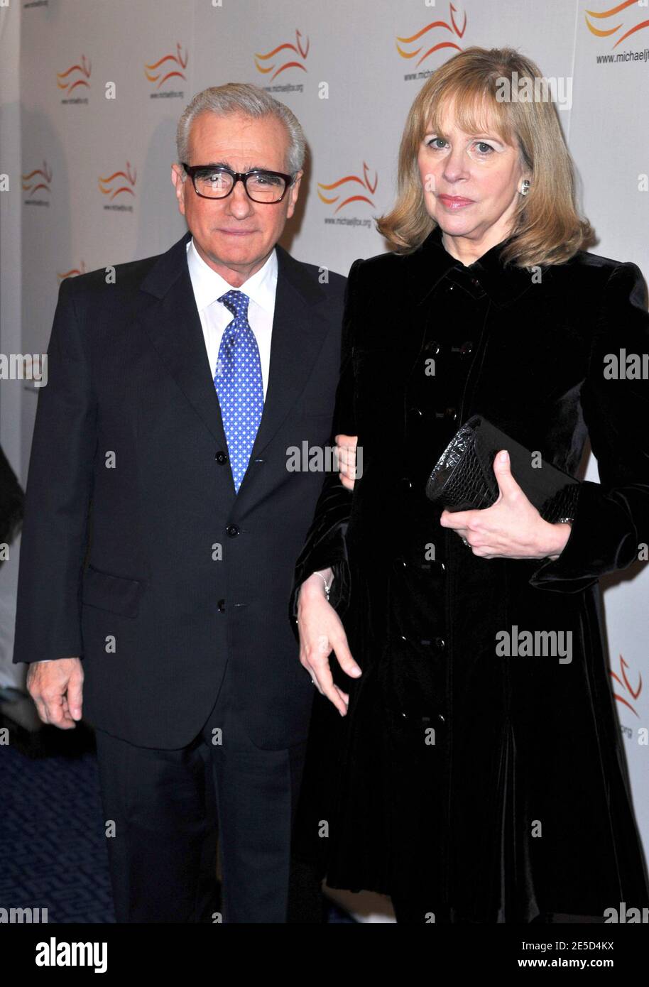 Director Martin Scorsese and wife Helen attend the 'A Funny Thing Happened On The Way To Cure Parkinson's' 2008 Benefit For The Michael J. Fox Foundation held at Sheraton New York Hotel and Towers in New York City, USA on November 5, 2008. Photo by Gregorio Binuya/ABACAPRESS.COM Stock Photo