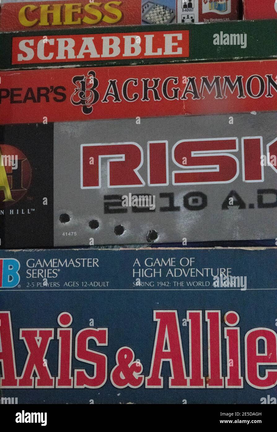 classic boards games Stock Photo