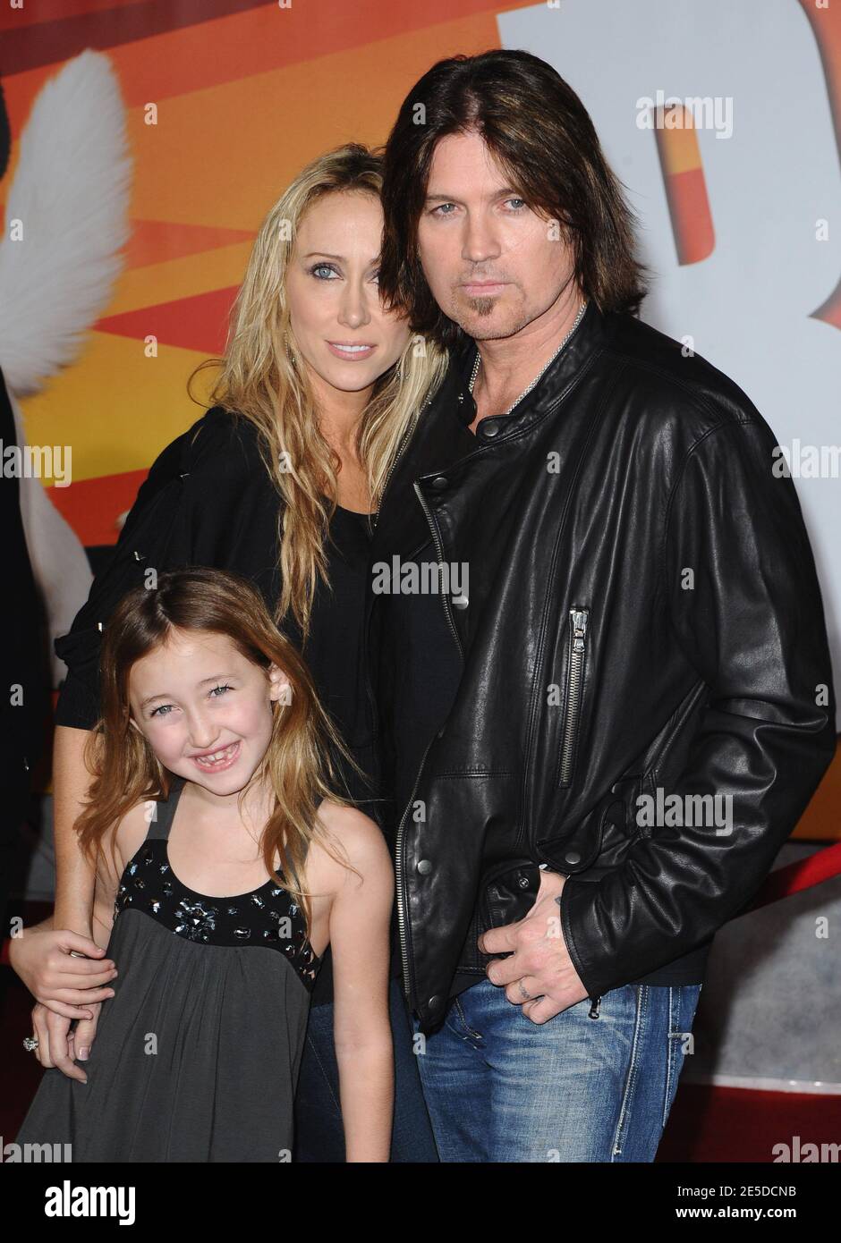 Billy Ray Cyrus and Tish Cyrus attend the World Premiere of Walt Disney's 'Bolt' held at El Capitan Theatre in Hollywood, Los Angeles, CA, USA on November 17, 2008. Photo by Lionel Hahn/ABACAPRESS.COM Stock Photo