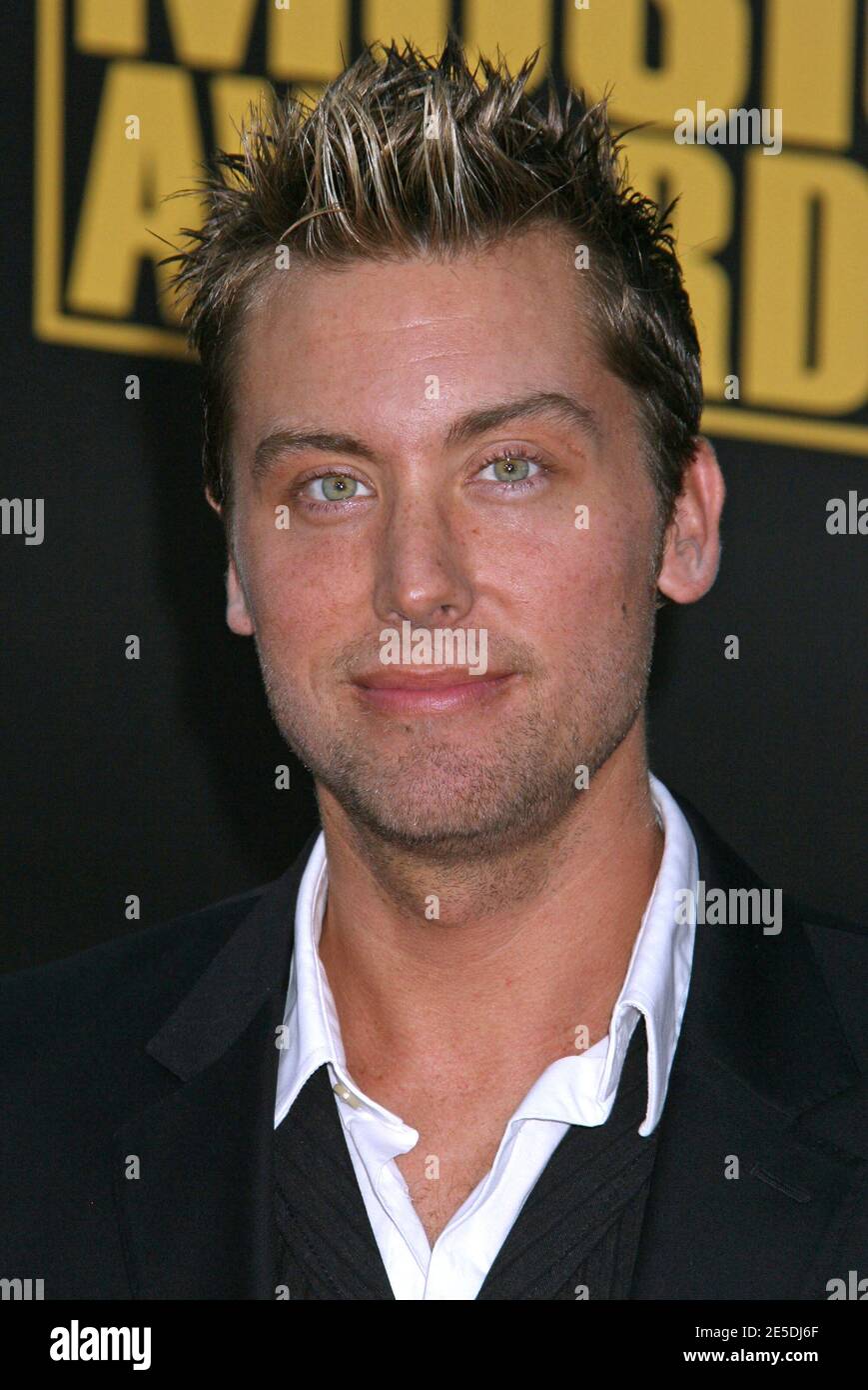 Lance Bass arriving for the 2008 American Music Awards held at the Nokia Theatre in Los Angeles, CA, USA on November 23, 2008. Photo by Baxter/ABACAPRESS.COM Stock Photo