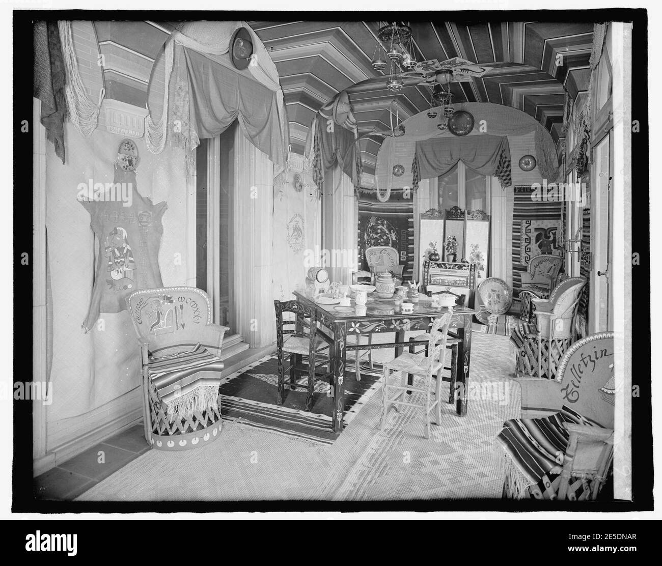 Mexican Embassy, (Washington, D.C.), Mexican Room Stock Photo - Alamy