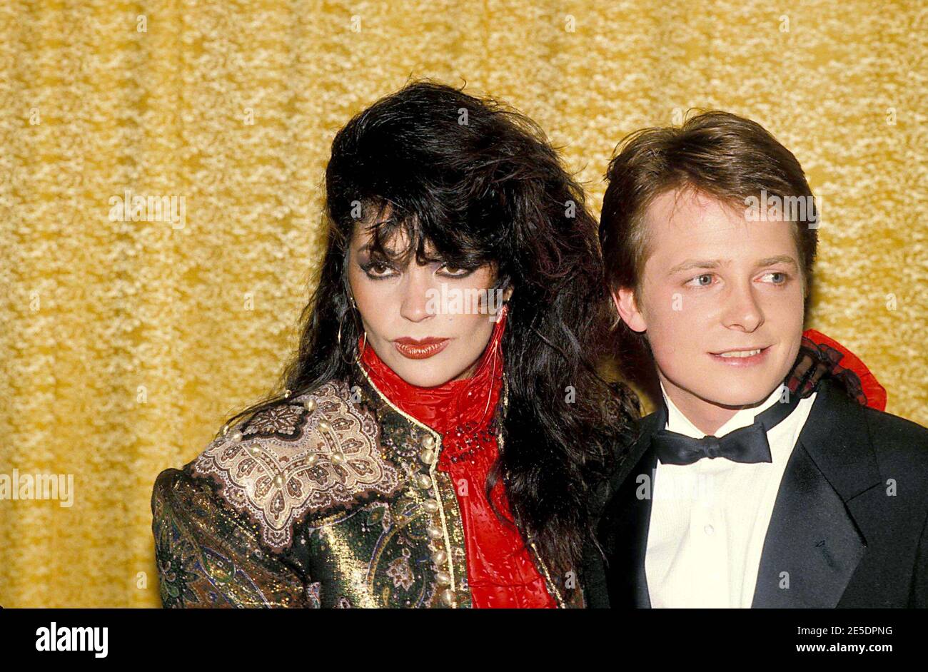 Apollonia Kotero And Michael J Fox 1985 Credit: Ralph Dominguez/MediaPunch  Stock Photo - Alamy