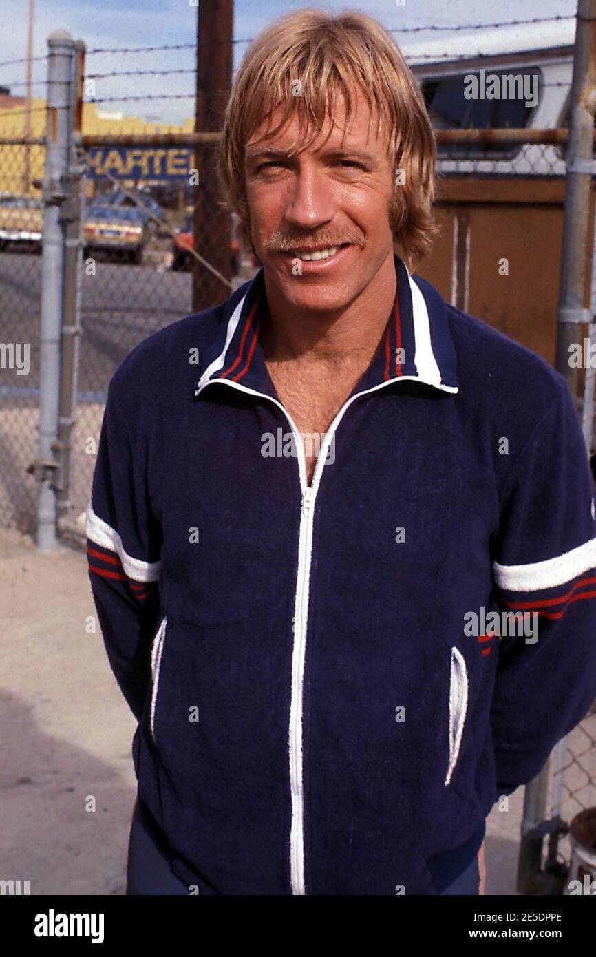 Chuck Norris 1979 Credit: Ralph Dominguez/MediaPunch Stock Photo - Alamy