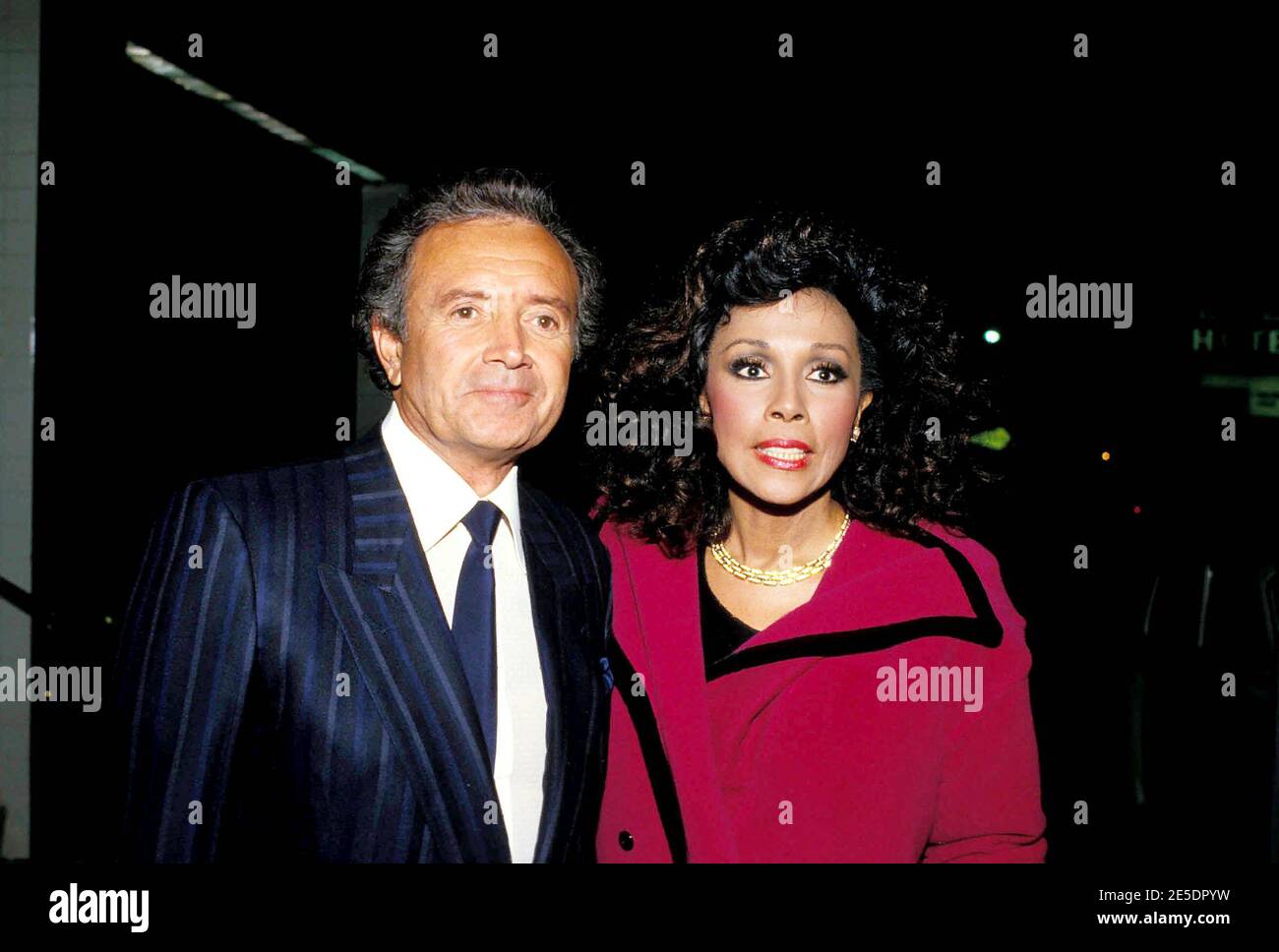 Diahann Carroll And Vic Damone  1987 Credit: Ralph Dominguez/MediaPunch Stock Photo