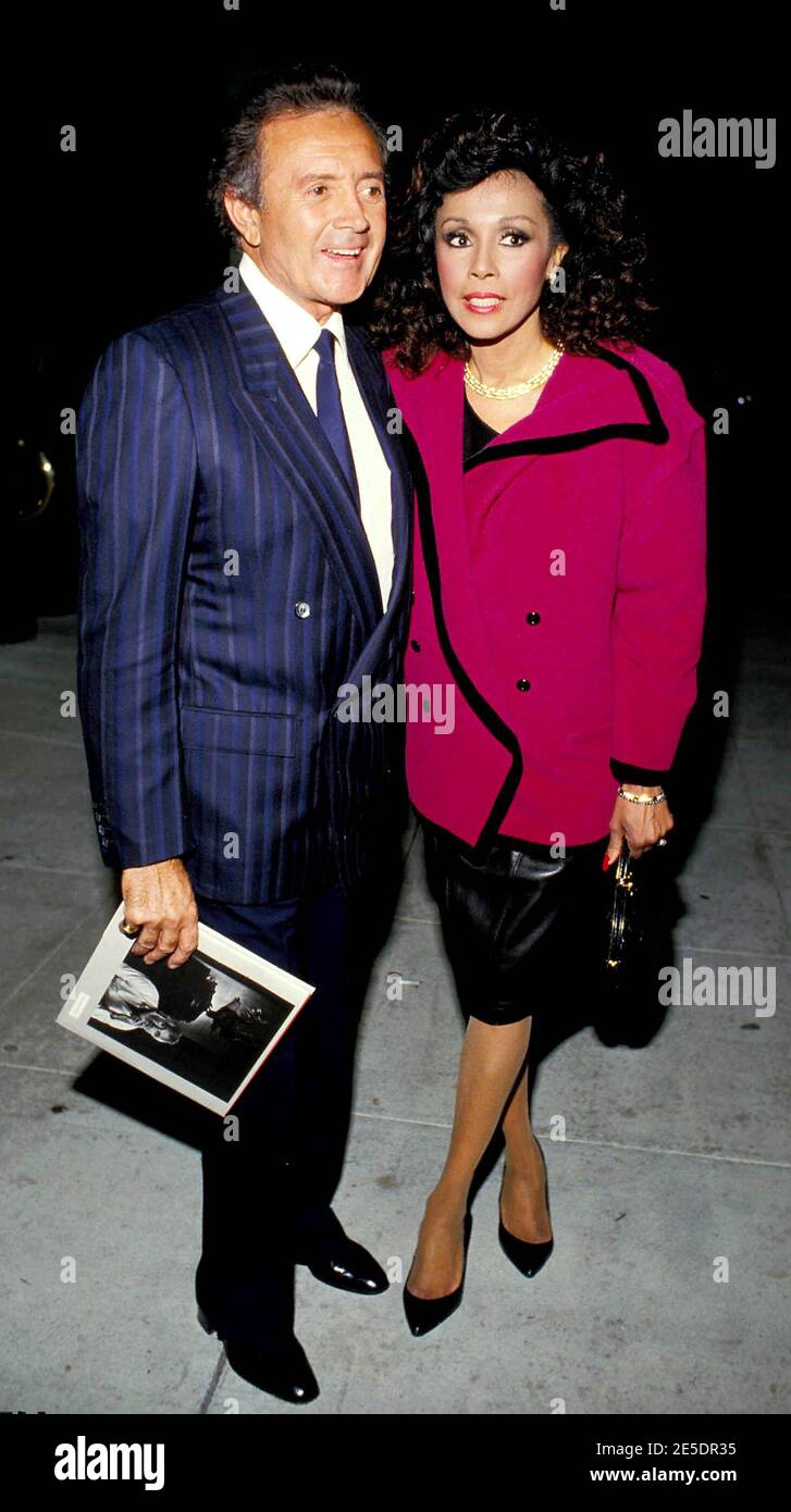 Diahann Carroll And Vic Damone  1987 Credit: Ralph Dominguez/MediaPunch Stock Photo