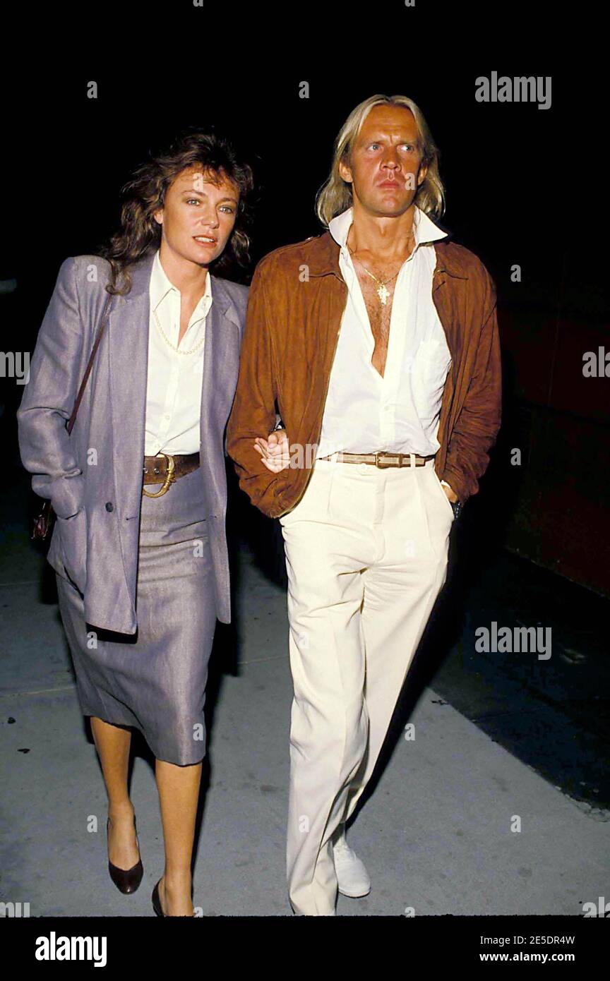Jacqueline Bisset And Alexander Gudanov 1985 Credit: Ralph Dominguez/MediaPunch Stock Photo