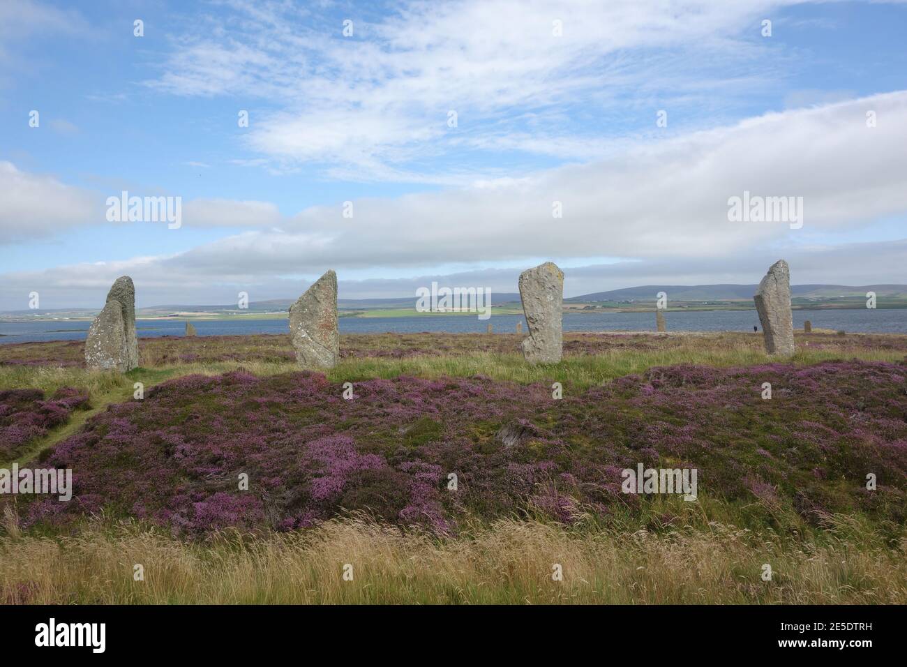 Ring Of Brodgar Orkney Islands UK Stock Photo
