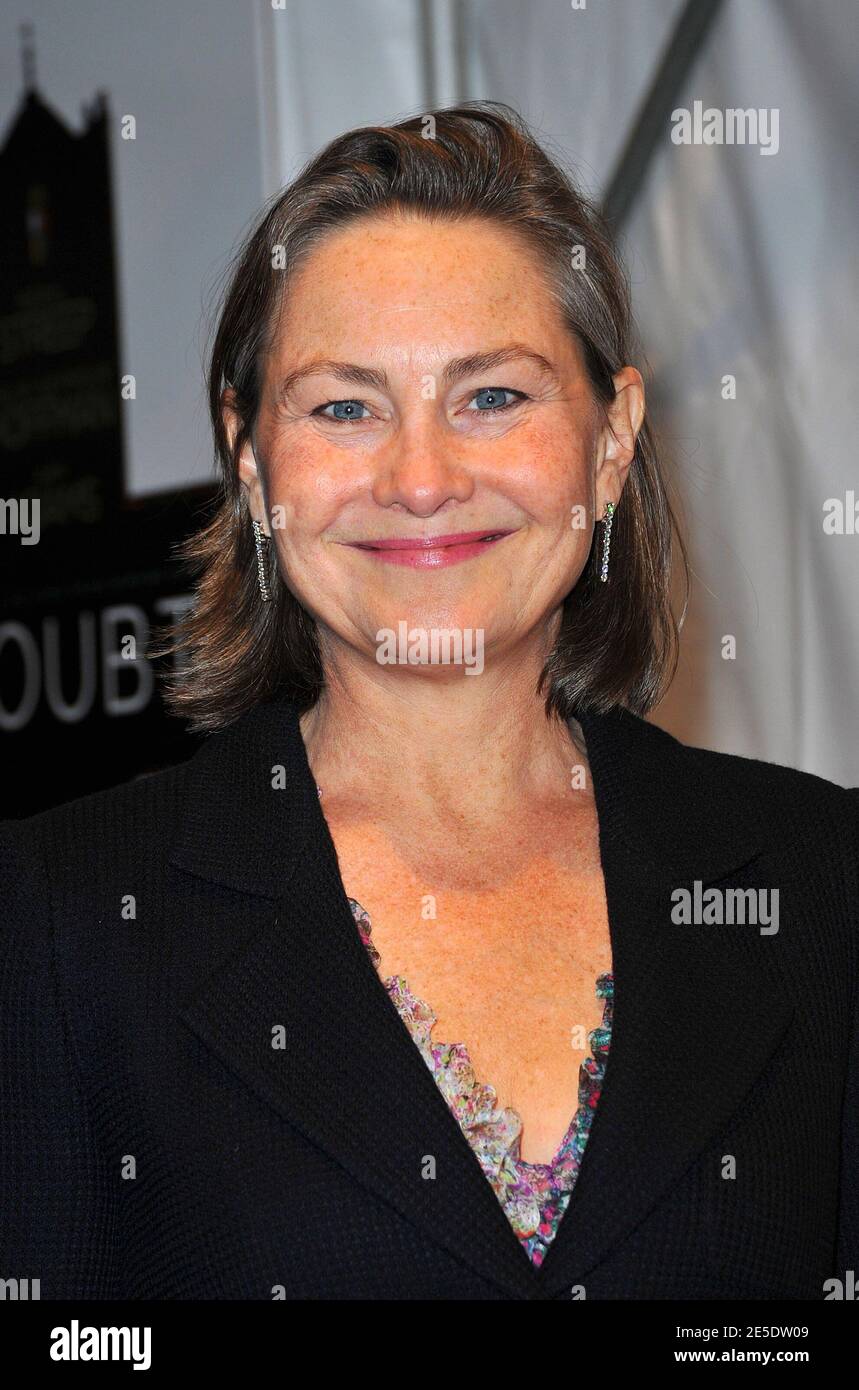 Actress Cherry Jones attending the premiere of 'Doubt' at the Paris