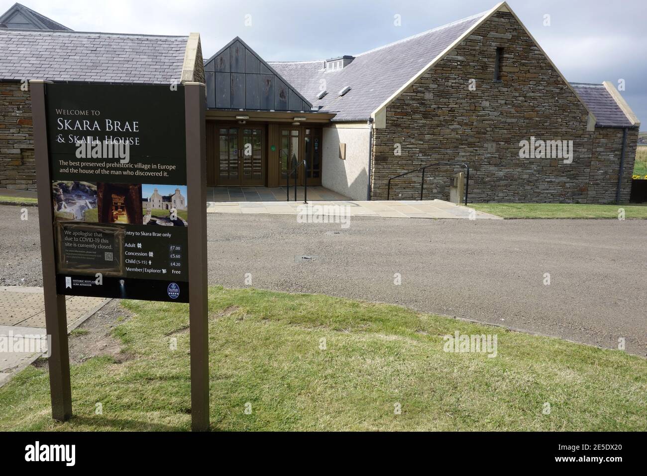 Skara Brae, Neolithic settlement of Skara Brae, Orkney, Orkney Islands, Scotland, UK Stock Photo