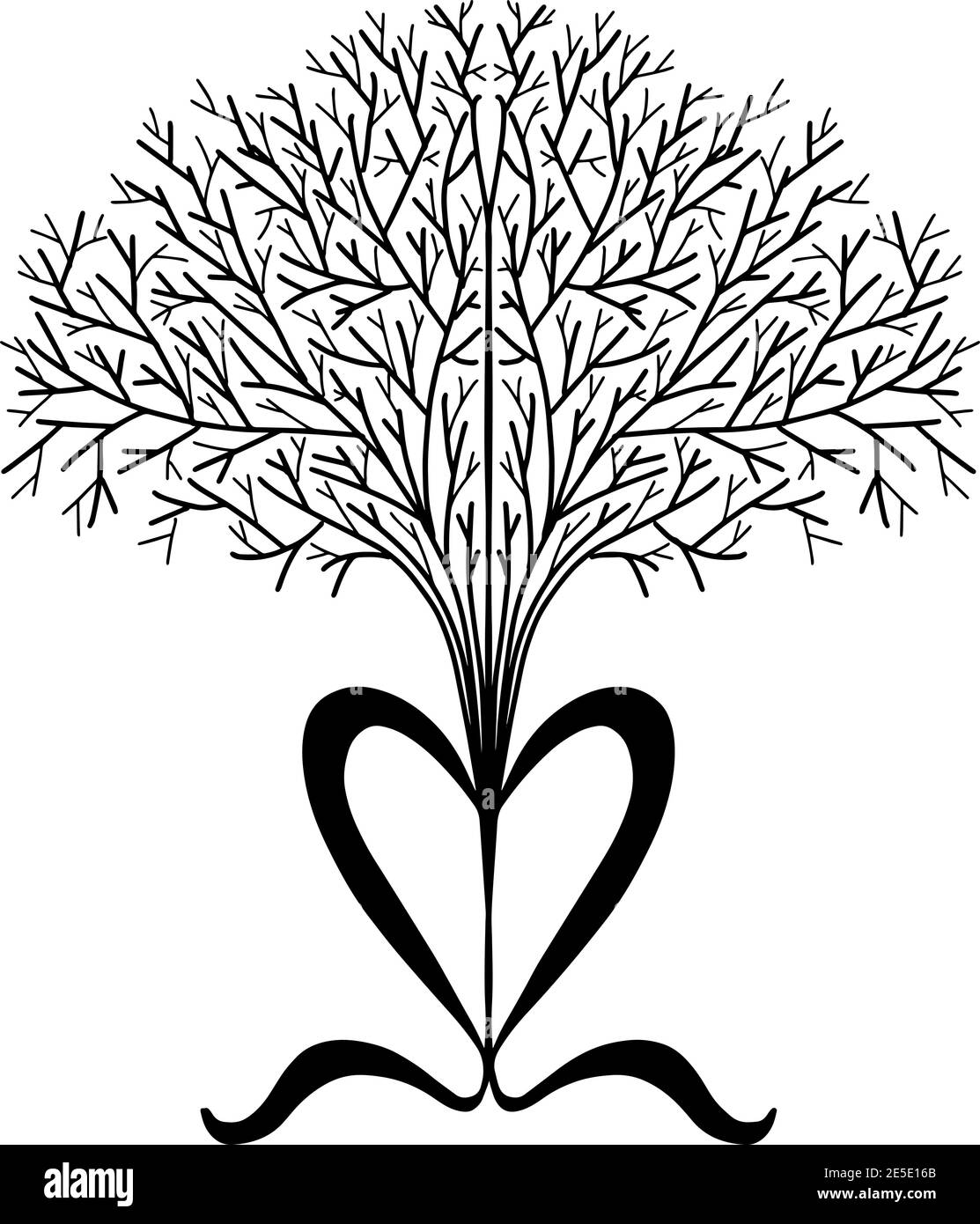 Tree of Life Hand Drawn Design Vector Stock Vector Image & Art - Alamy