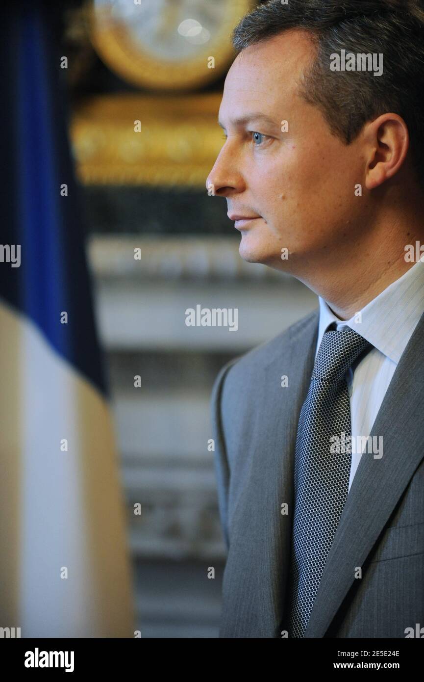 New French European Affairs Junior Minister Bruno Le Maire during the