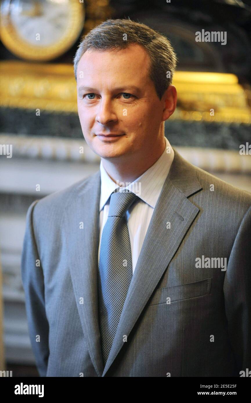 New French European Affairs Junior Minister Bruno Le Maire during the