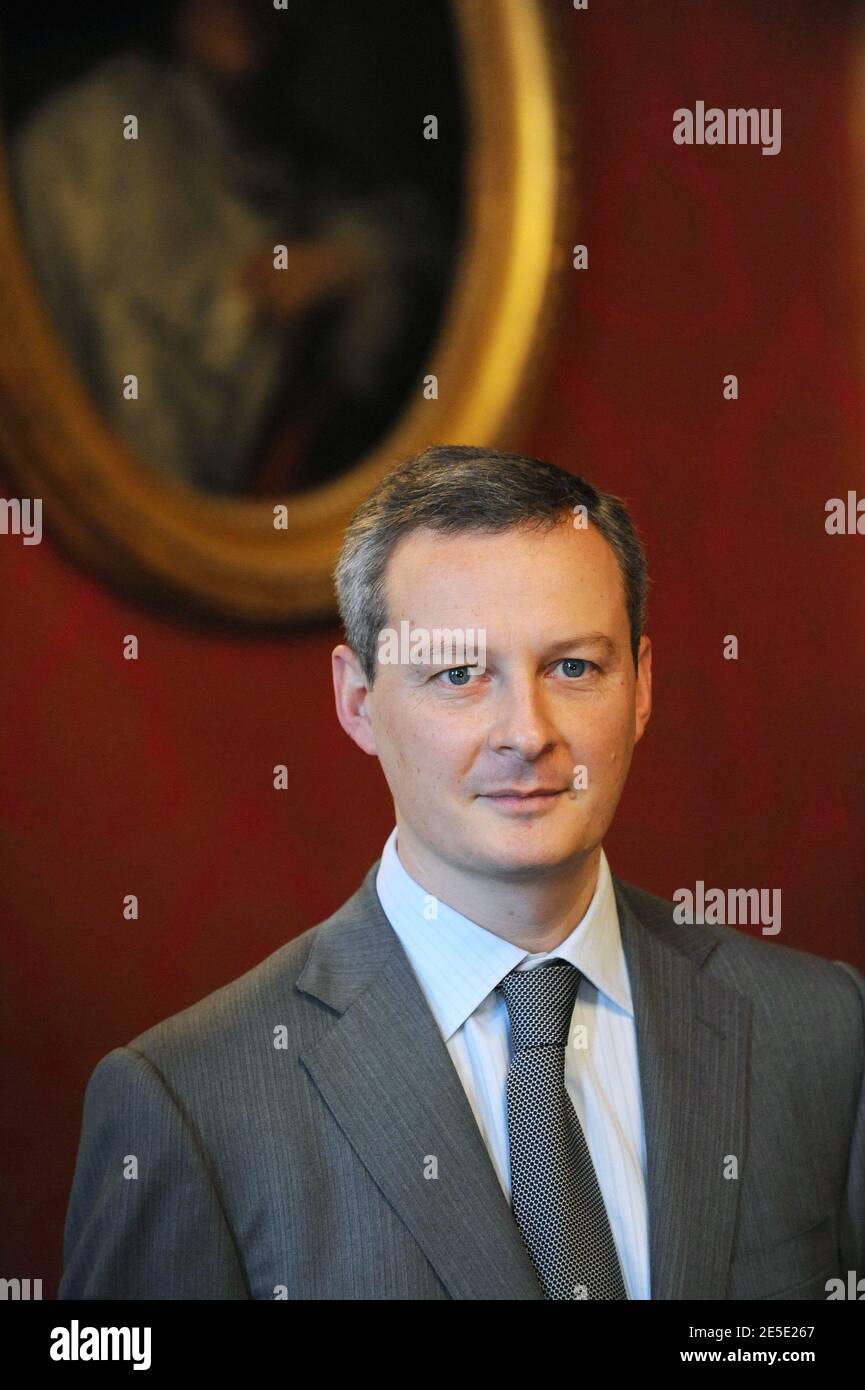 New French European Affairs Junior Minister Bruno Le Maire during the