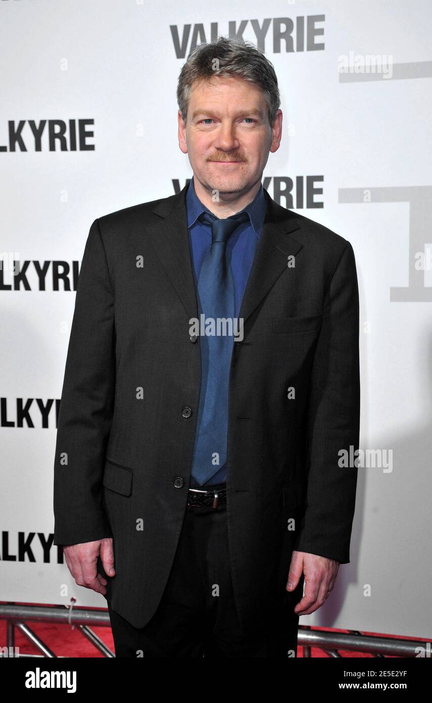 Cast member Kenneth Branagh arriving for the premiere of 'Valkyrie' at Rose Hall, Time Warner Center in New York City, NY, USA on December 15, 2008. Photo by Gregorio Binuya/ABACAPRESS.COM Stock Photo
