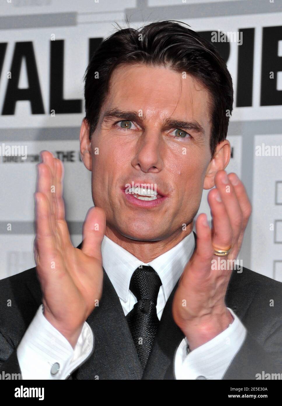 Cast member Tom Cruise arriving for the premiere of 'Valkyrie' at Rose Hall, Time Warner Center in New York City, NY, USA on December 15, 2008. Photo by Gregorio Binuya/ABACAPRESS.COM Stock Photo