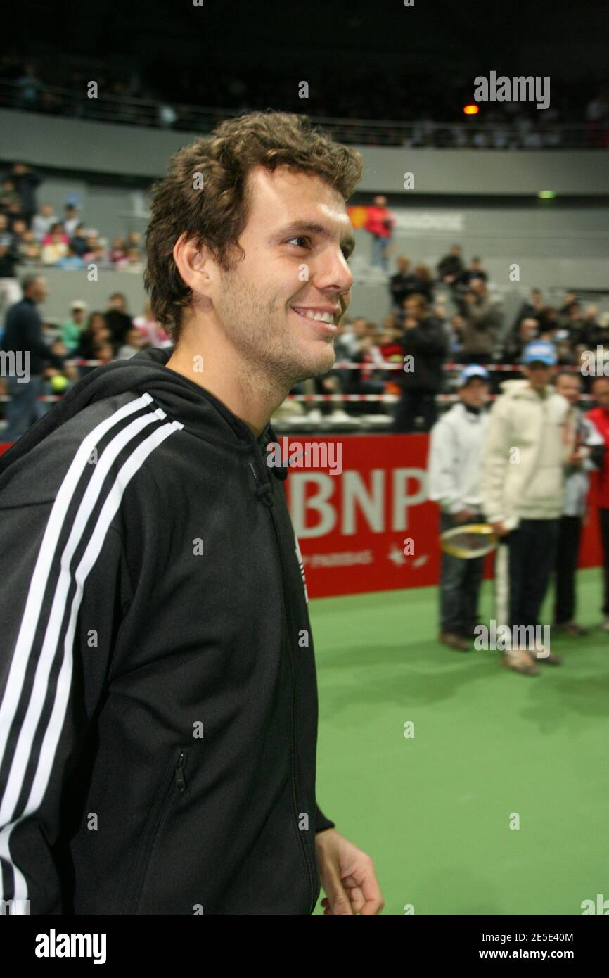 French tennisman Paul-Henri Mathieu during the French Tennis Masters opening ceremony in Toulouse, France on December 17, 2008. Photo by Fred Lancelot/Cameleon/ABACAPRESS.COM Stock Photo