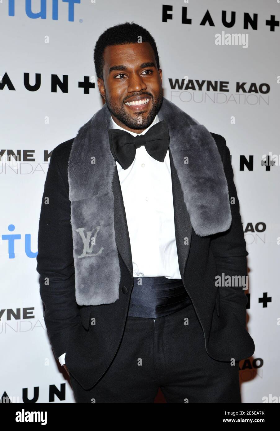 Kanye West attends the FLAUNT Magazine 10th Anniversary Party and Annual  Holiday Toy Drive held in a private residence in Bel Air. Los Angeles,  December 18, 2008. (Pictured: Kanye West). Photo by