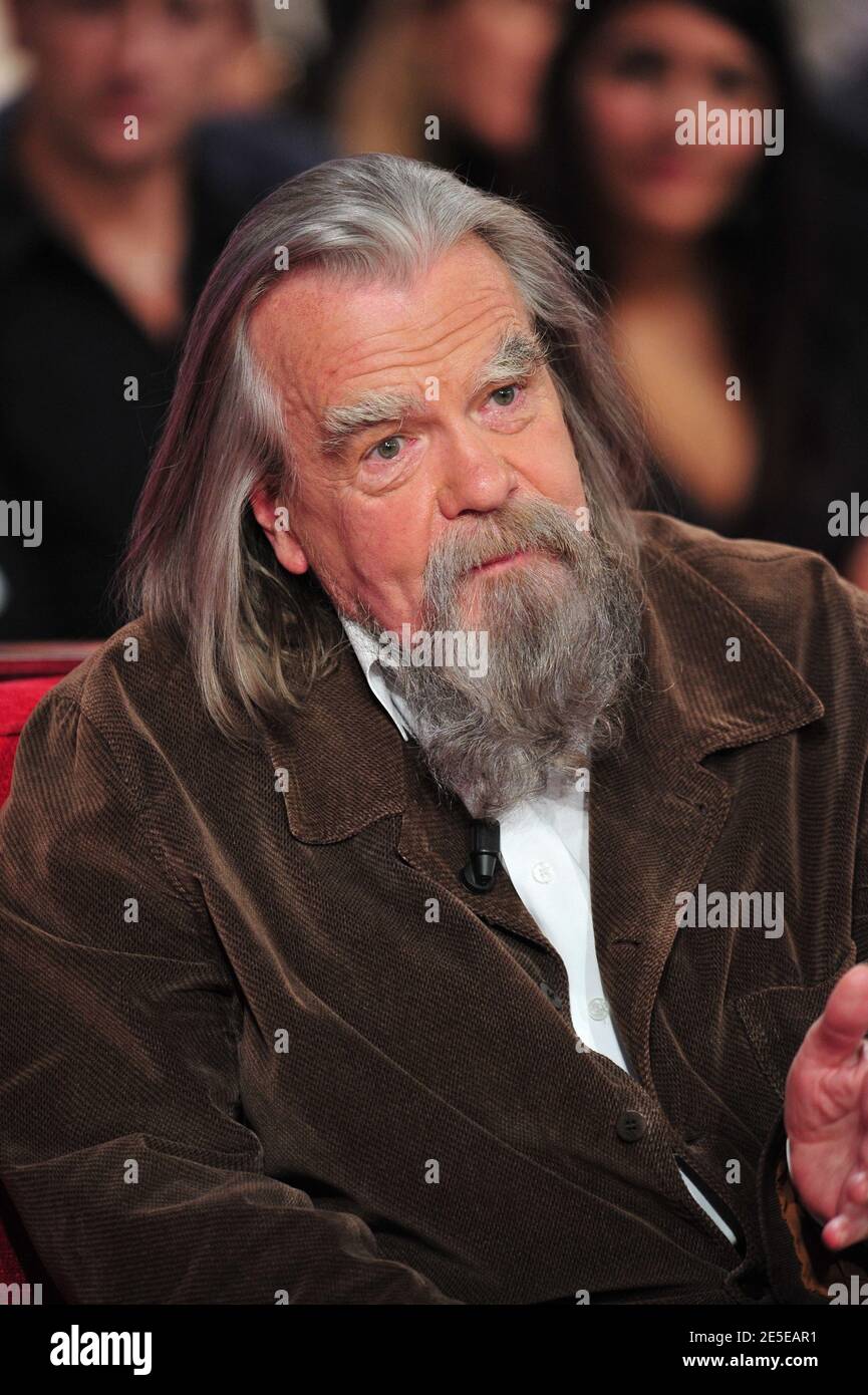 Michael Lonsdale Or Michel Lonsdale At The Taping Of Vivement Dimanche On October 27 08 In Paris France Photo By Max Colin Abacapress Com Stock Photo Alamy