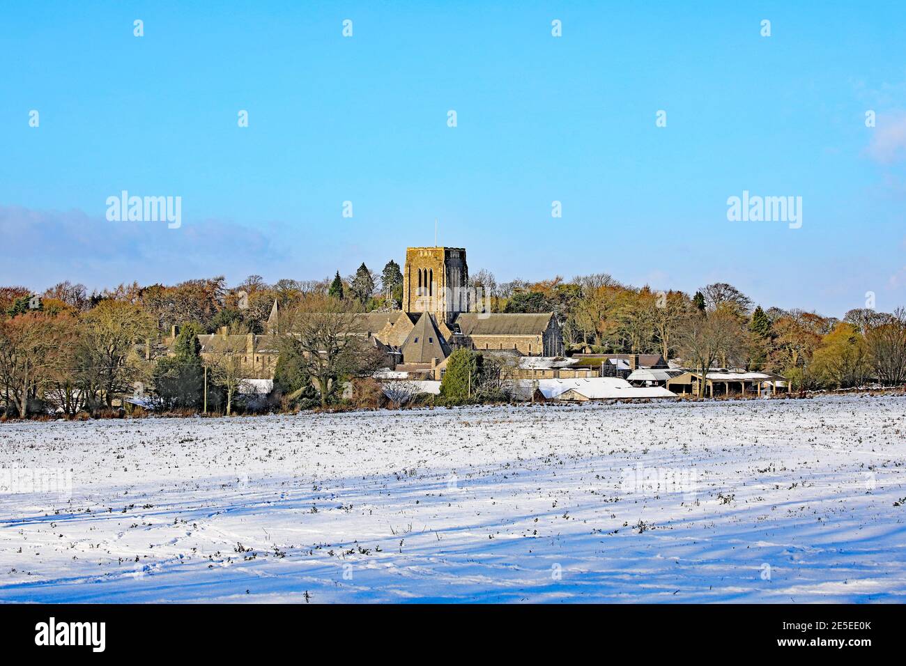 Mount st bernard abbey hi-res stock photography and images - Alamy
