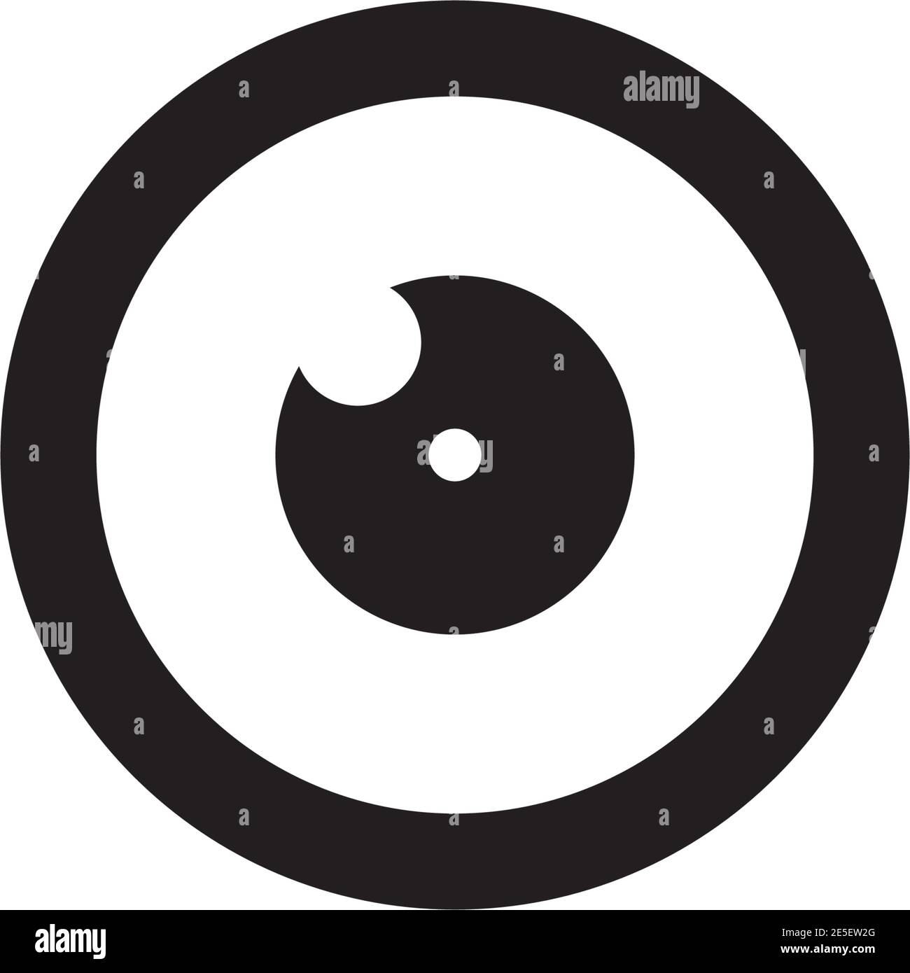 Eye icon logo design vector template Stock Vector