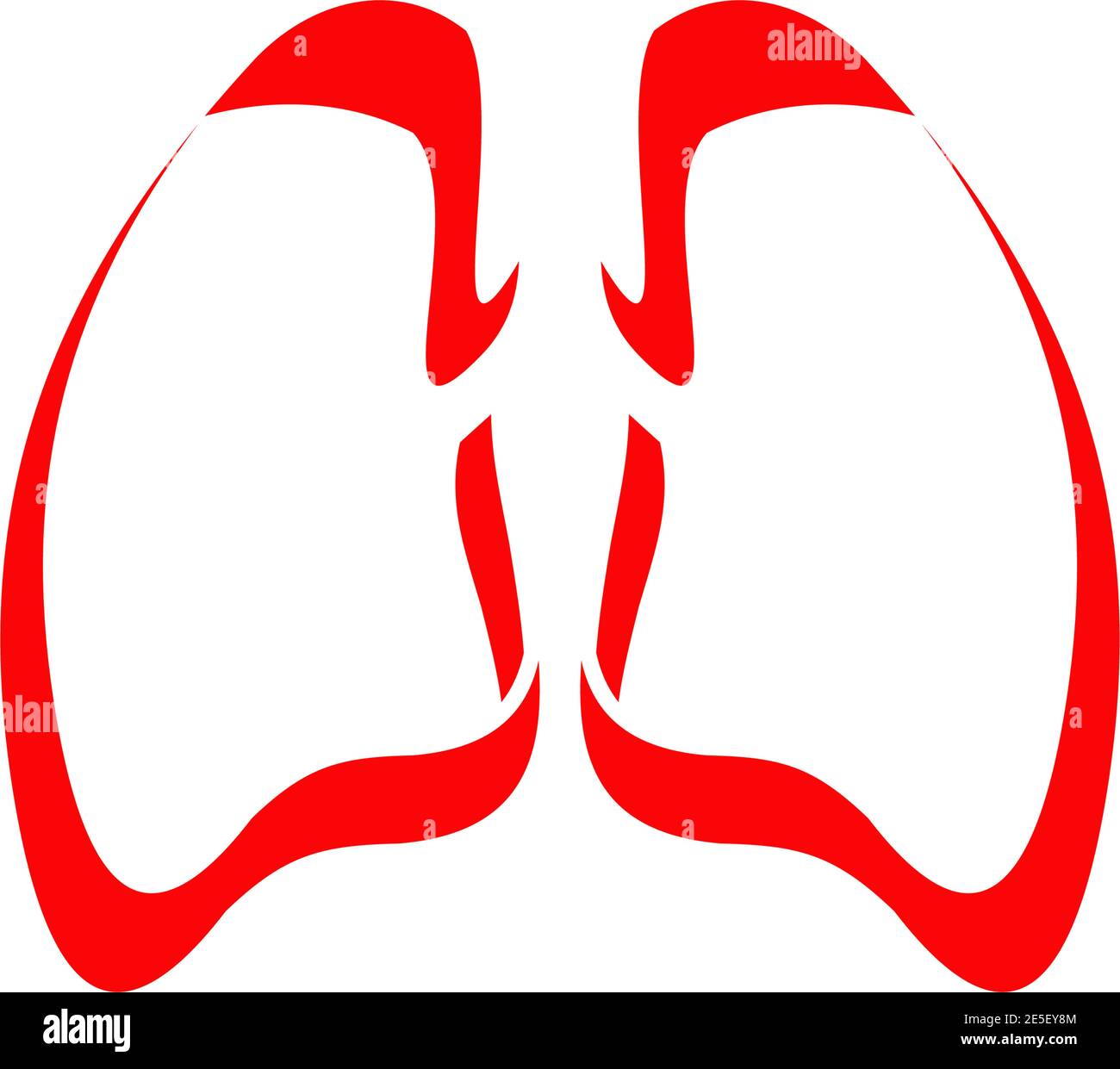 Lung medical logo design vector template Stock Vector Image & Art Alamy