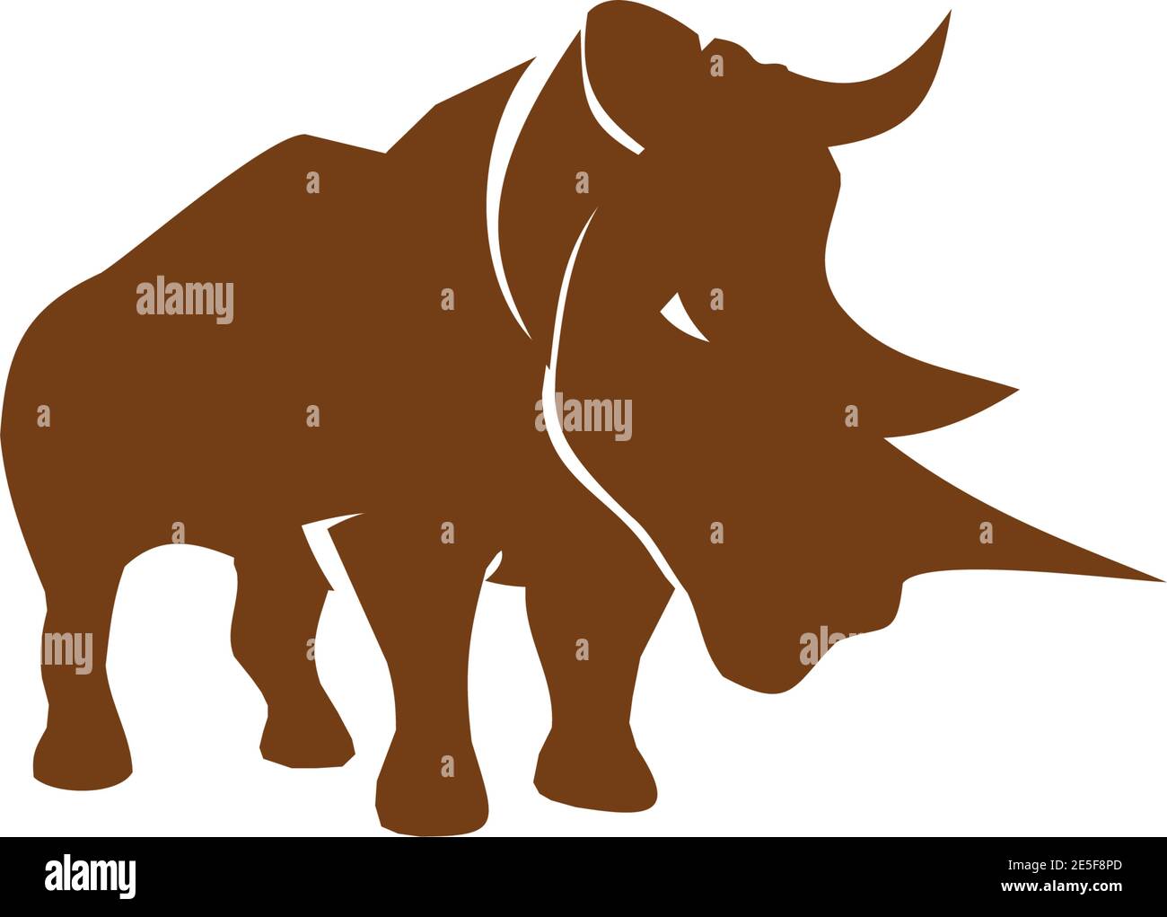 Contorno de rinoceronte Vector de stock #66469759 de ©redrockerz99, image size:1300x1021