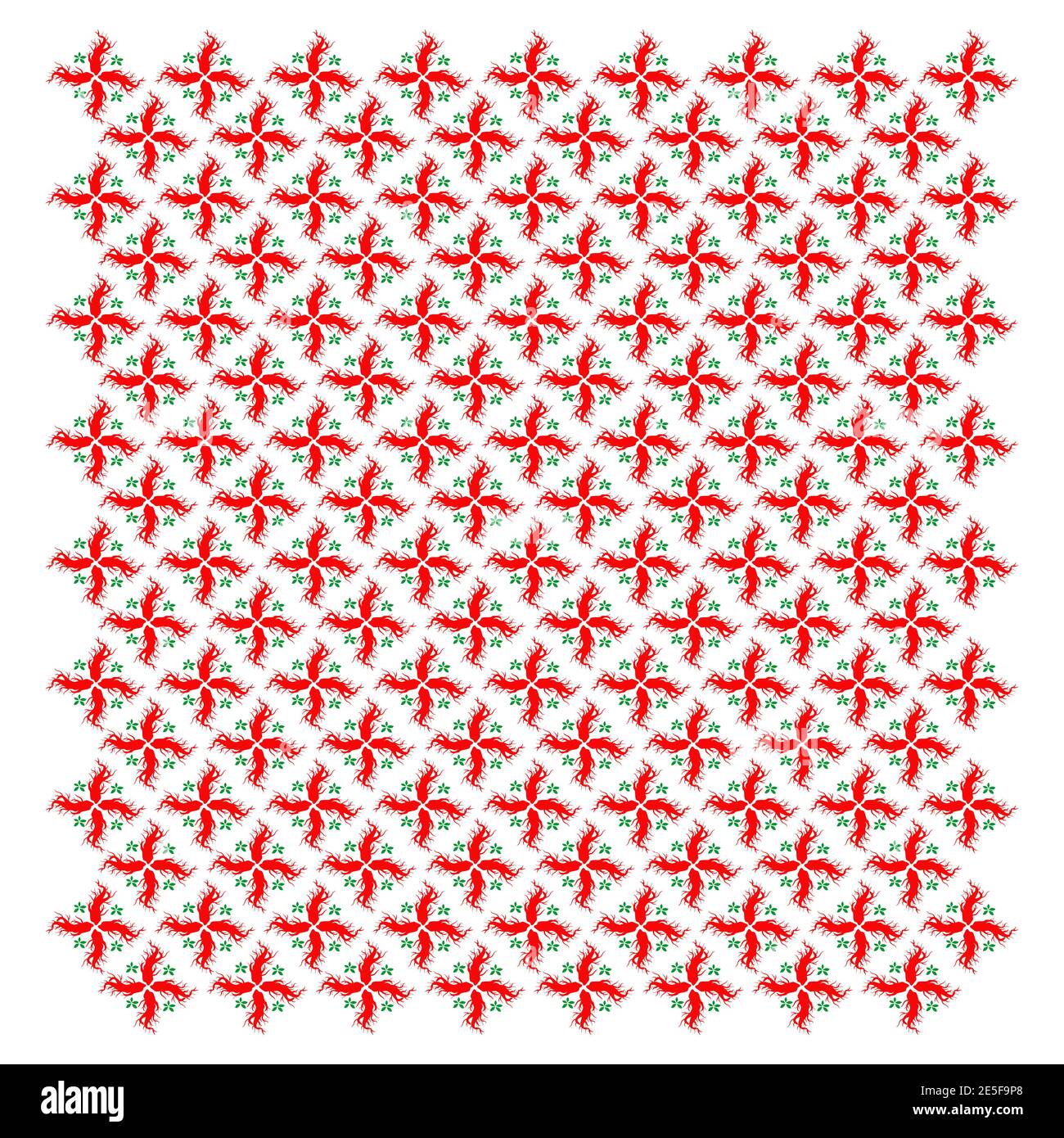 Seamless pattern ginseng design vector template Stock Vector